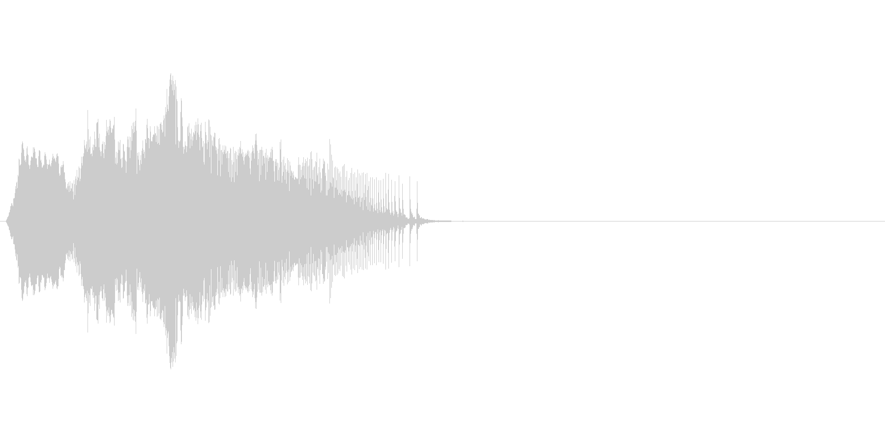 ドアがきしむ音_その2の未再生の波形