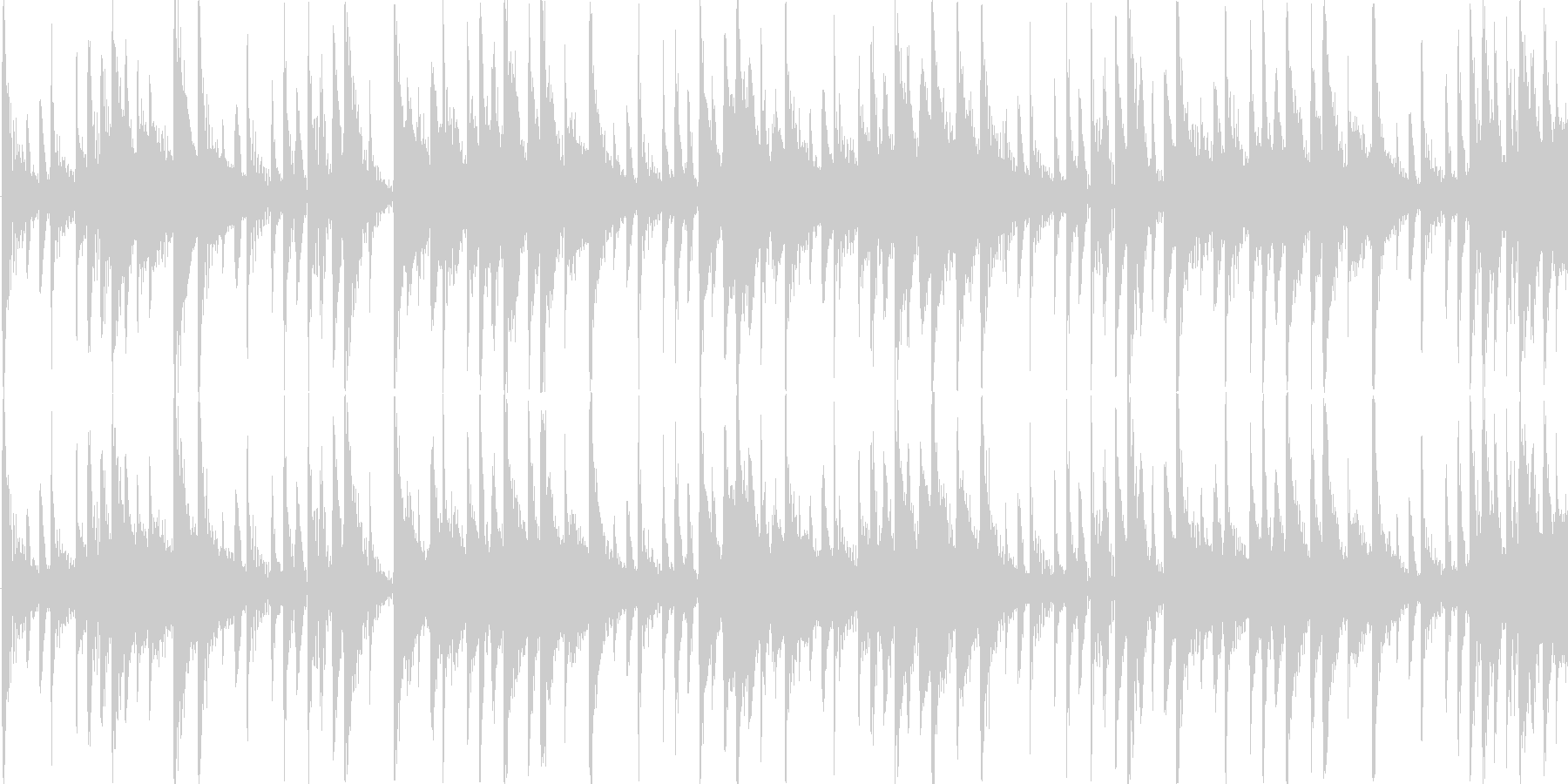 リズミックなイメージをした楽曲です。の未再生の波形