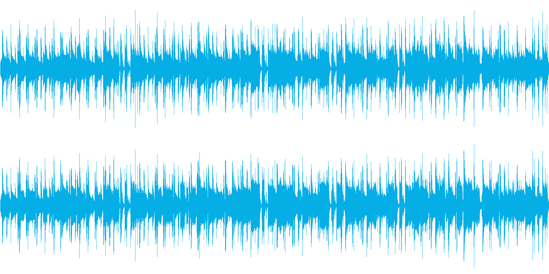 のんびり昼寝する素朴な曲の再生済みの波形