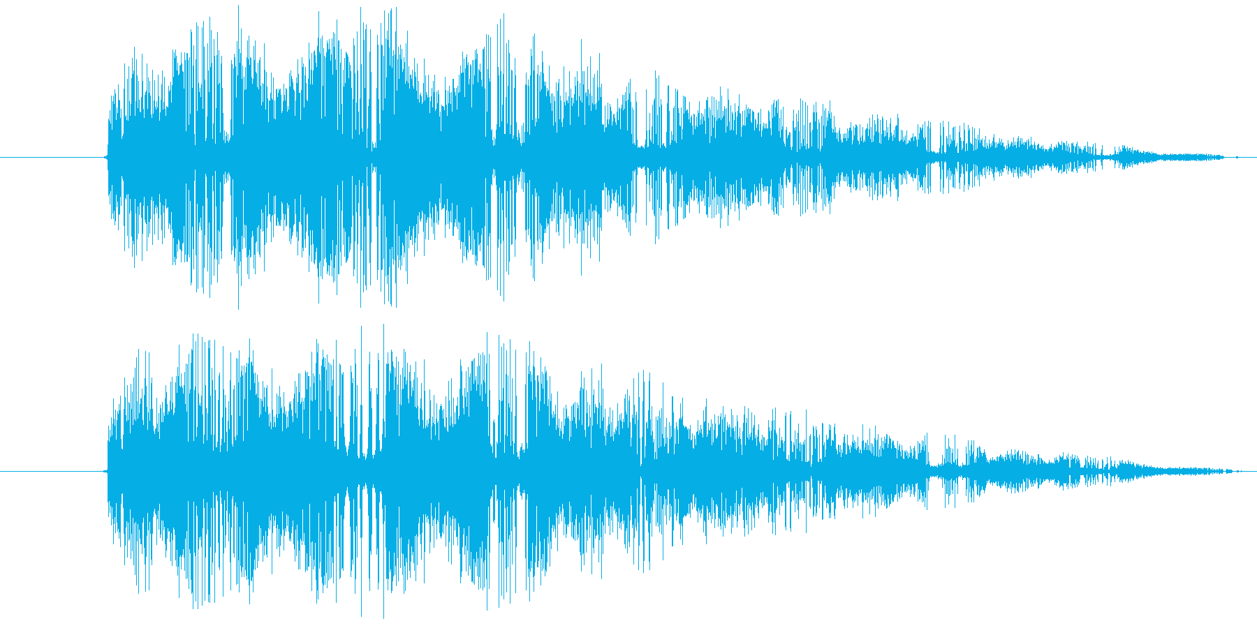 RPGの逃走音の再生済みの波形