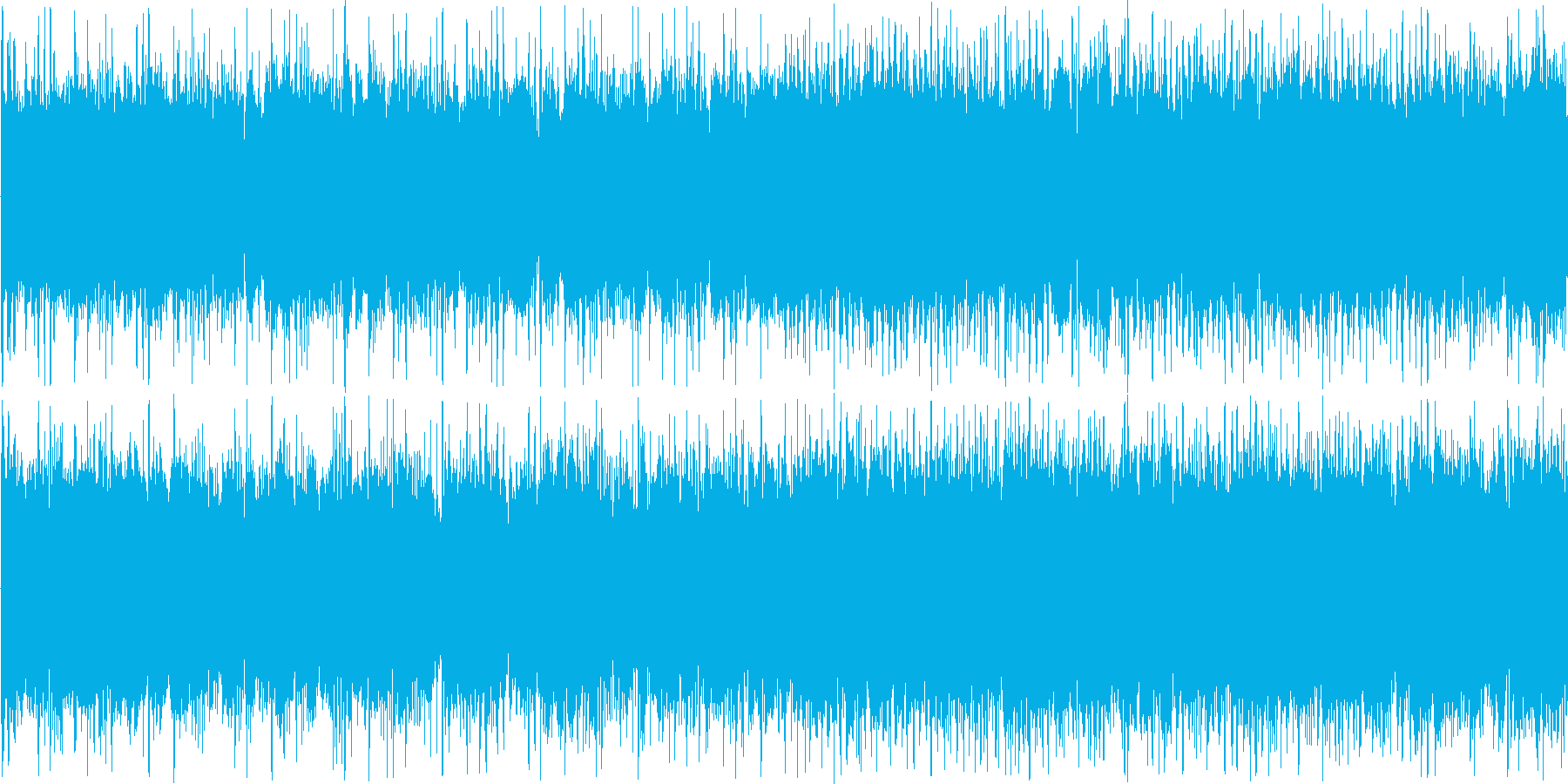 力強さを感じるロックの再生済みの波形