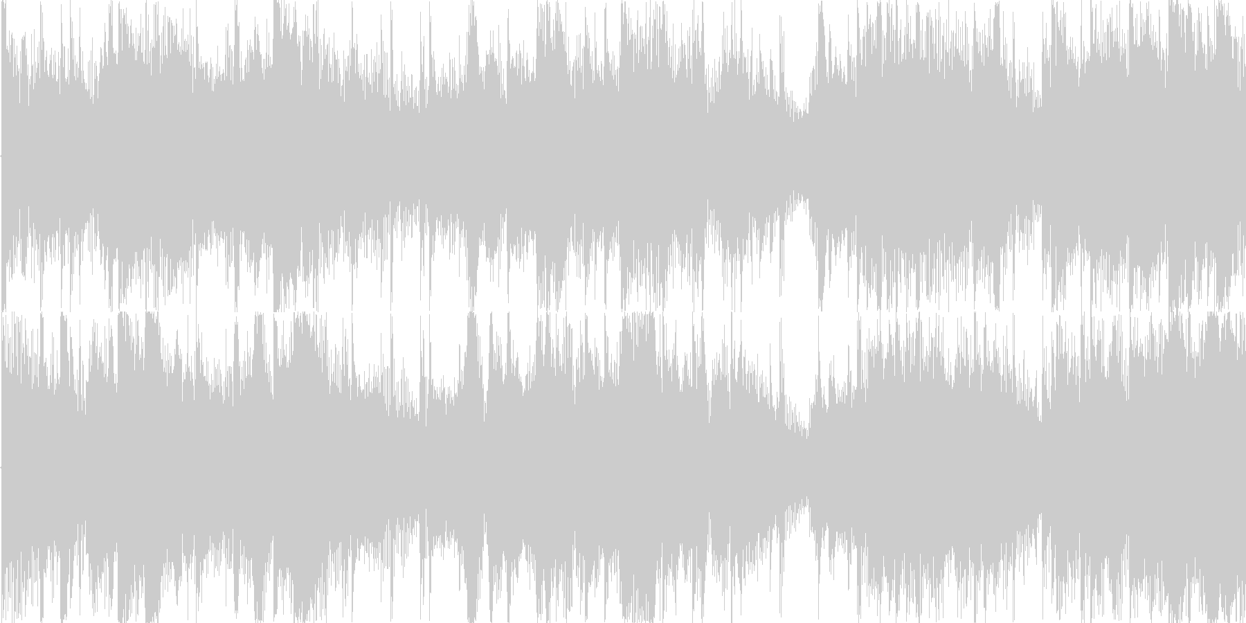 明るめで少し大人っぽい雰囲気の楽曲です。の未再生の波形