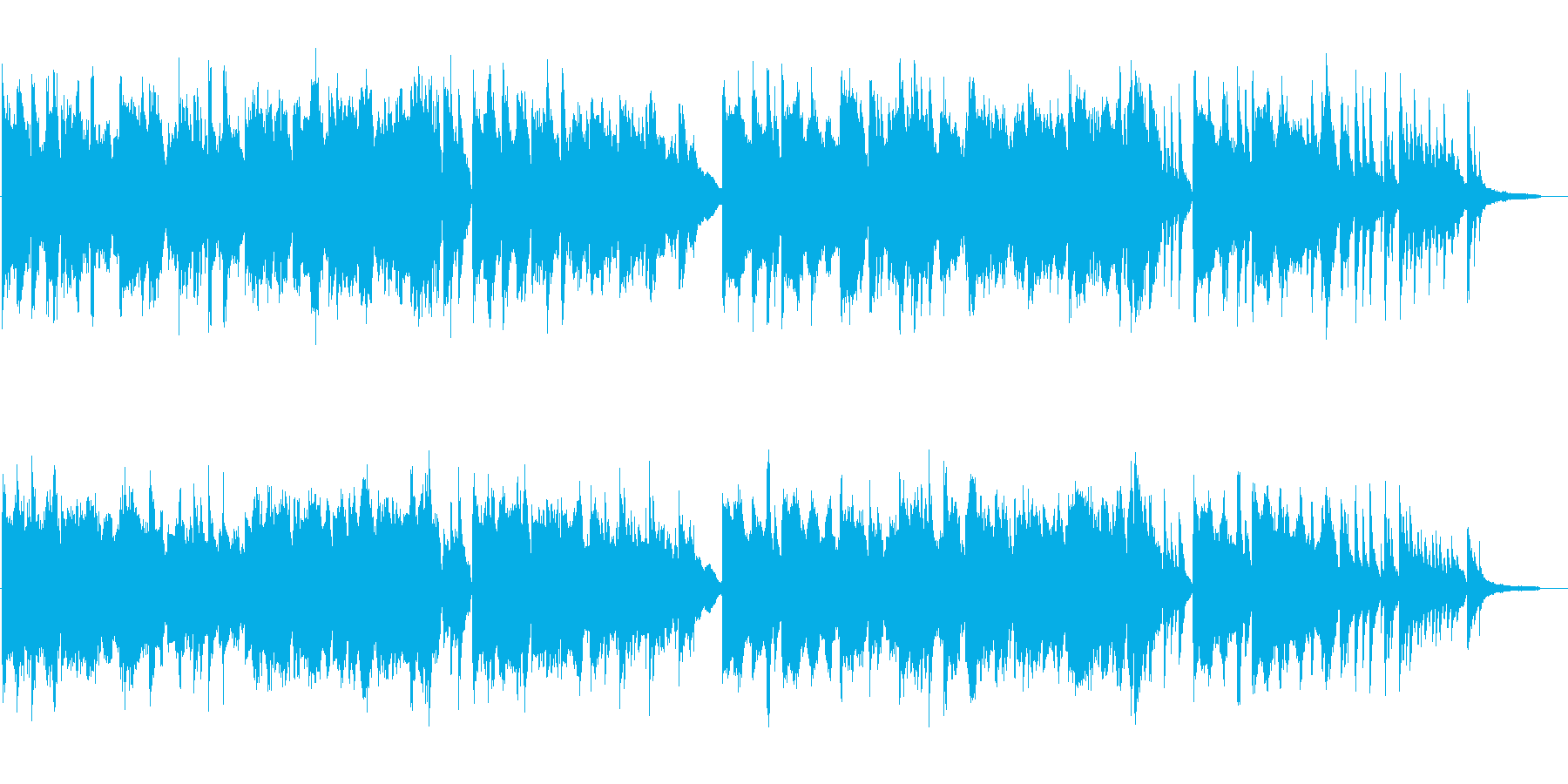 センチメンタルなピアノ+チェロ&篳篥の再生済みの波形