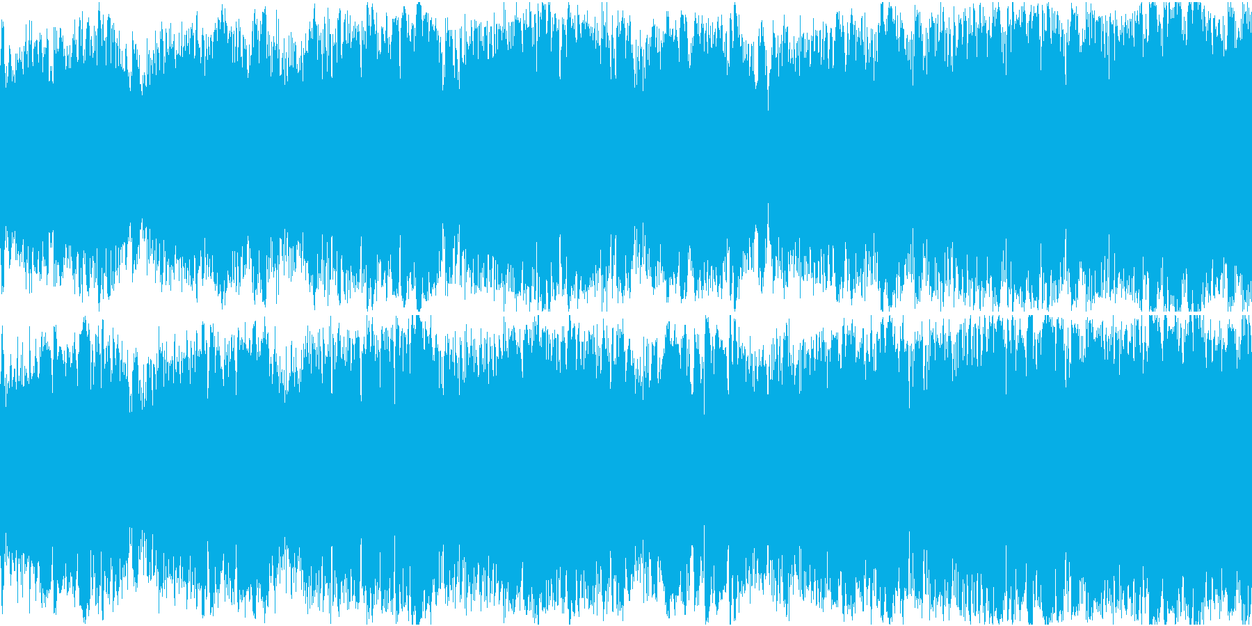 ドラマチックEDMループサウンドの再生済みの波形
