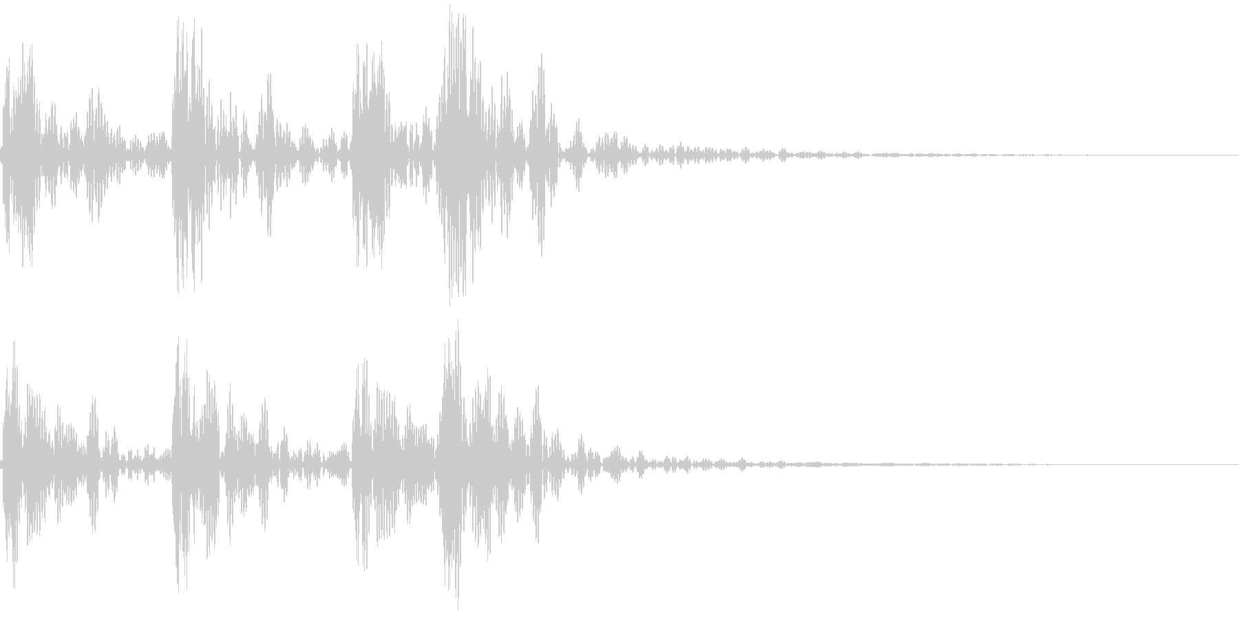 183_ドラム音1の未再生の波形