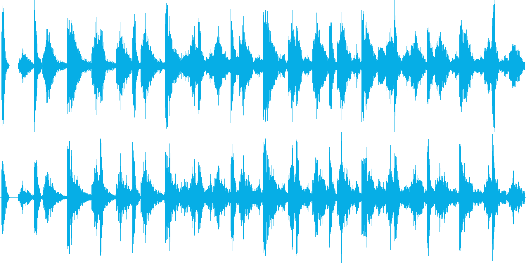 エレクトロなイメージをした楽曲です。の再生済みの波形