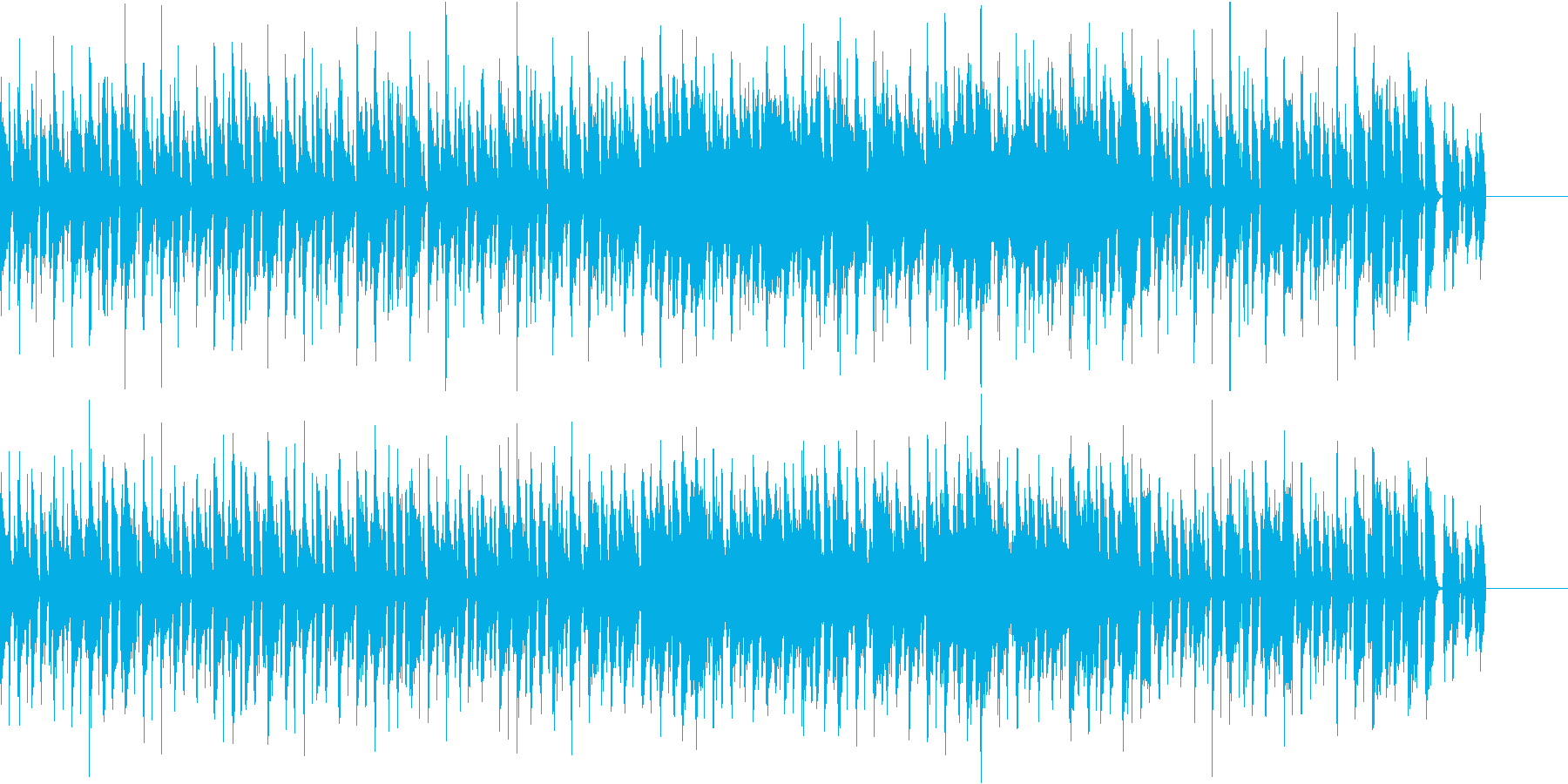 アコギ主体のポップで楽しい曲の再生済みの波形