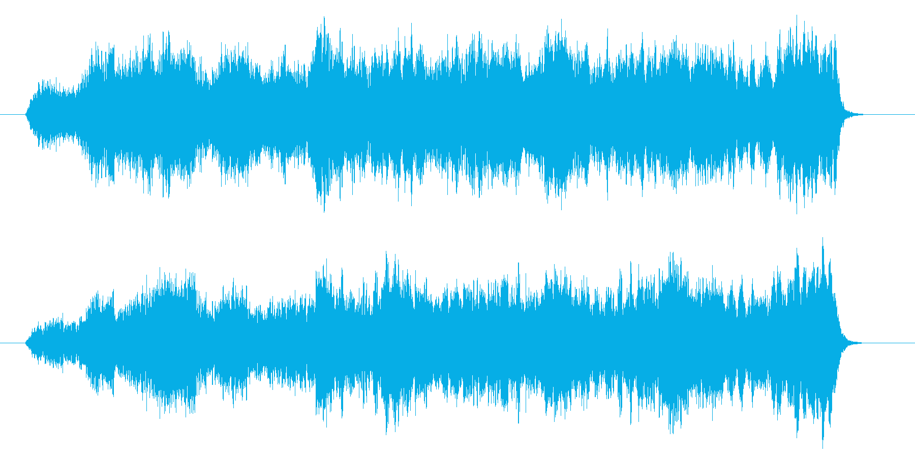 ストリングスをモチーフにしたループ楽曲…の再生済みの波形