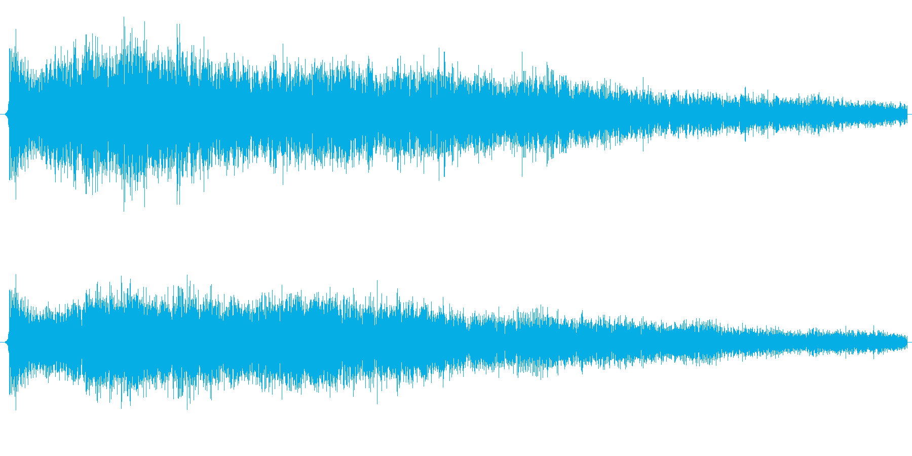 ゲージが上がるような音です。の再生済みの波形