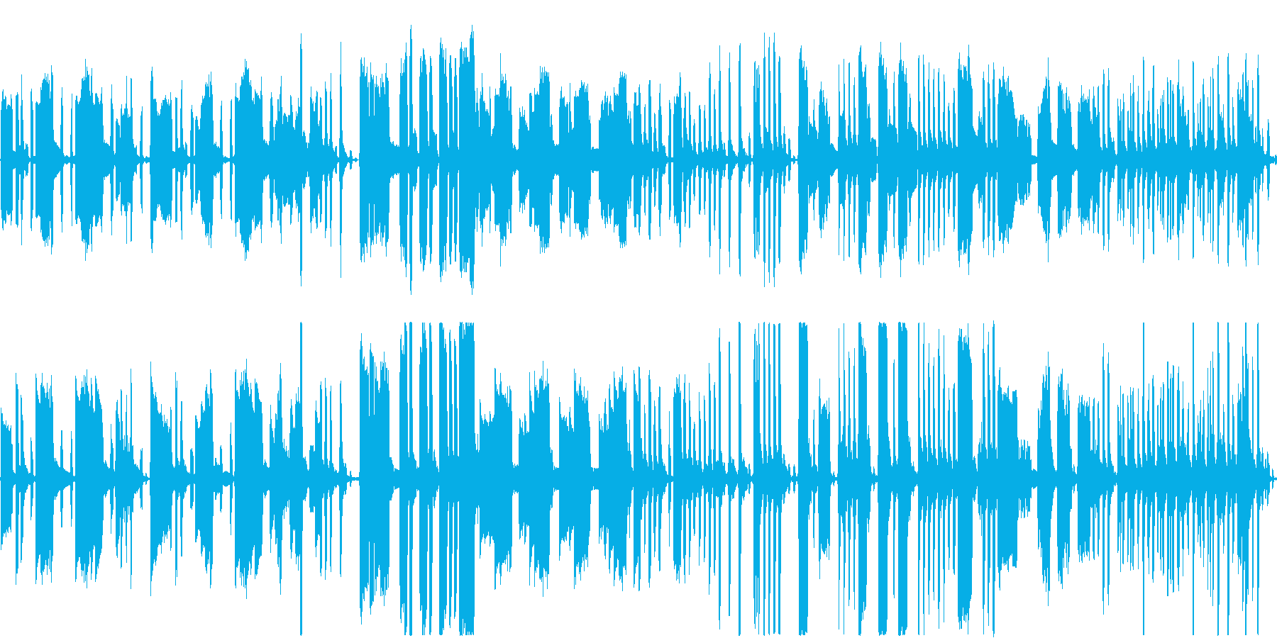 遊び心のある可愛いイメージの曲ですの再生済みの波形