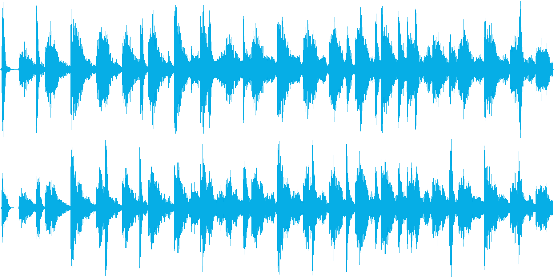 エレクトロなイメージをした楽曲です。の再生済みの波形