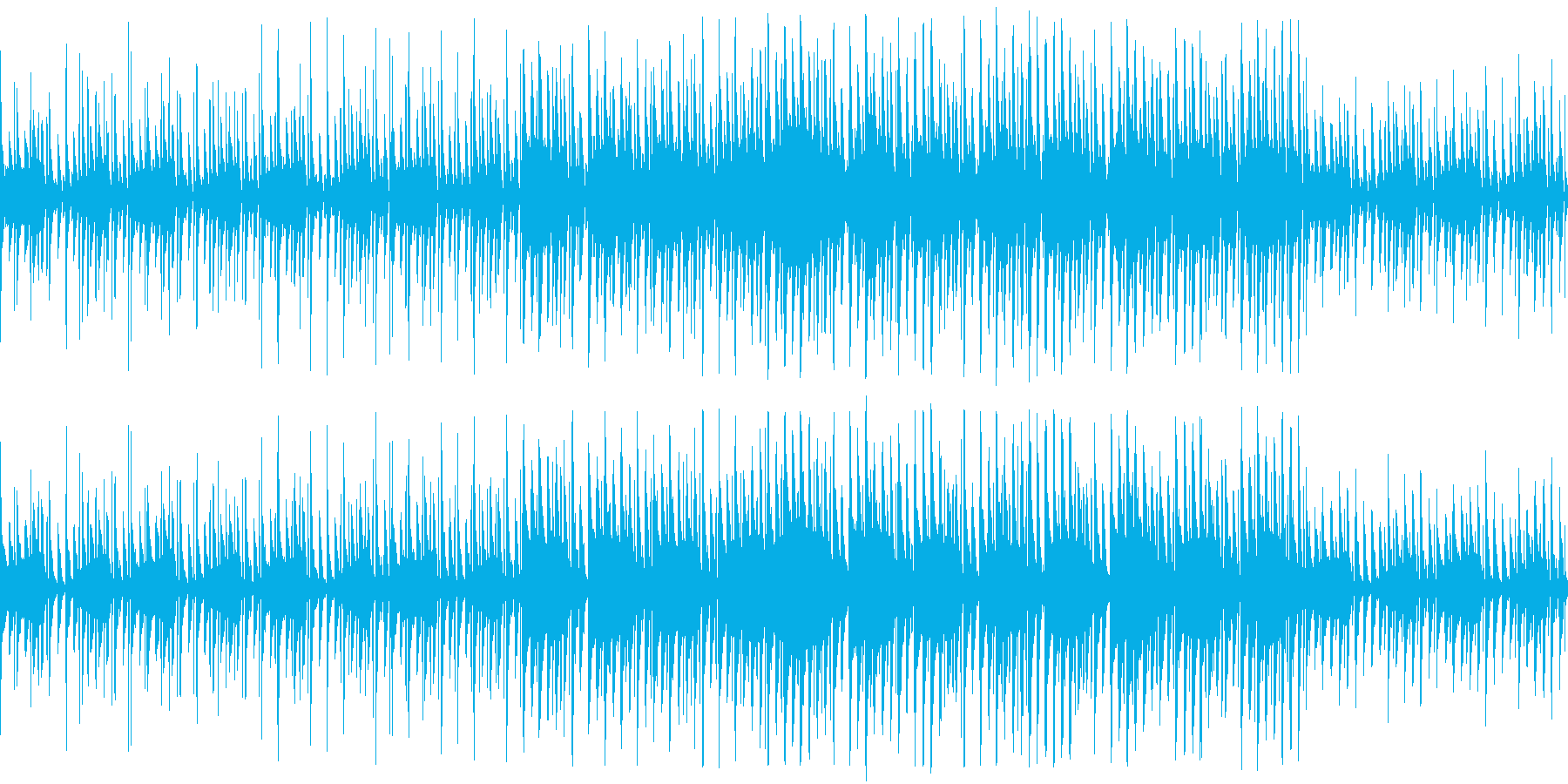 悲しげのある洞窟イメージのチップチューンの再生済みの波形