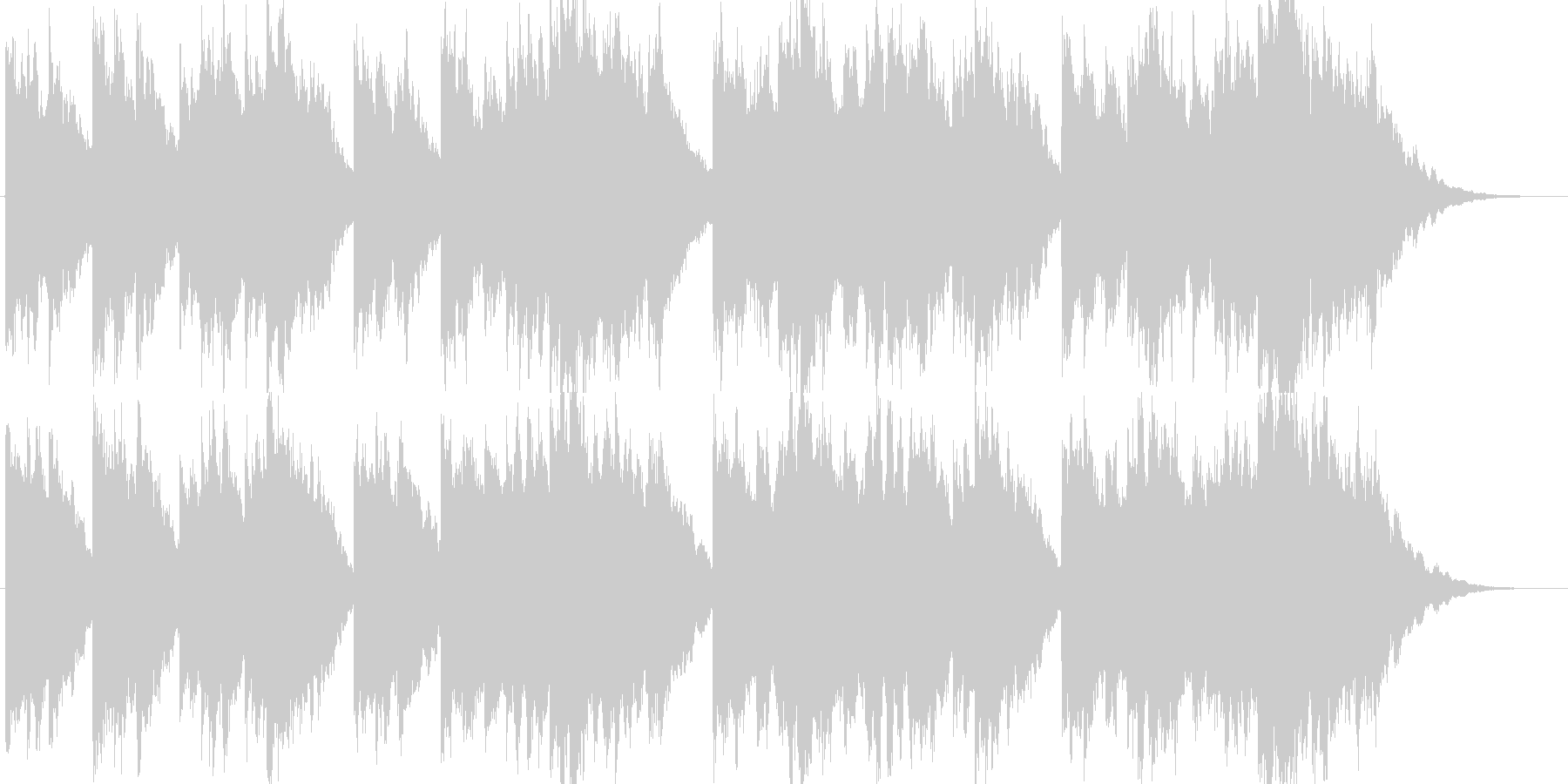 少しせつないシンセの曲ですの未再生の波形