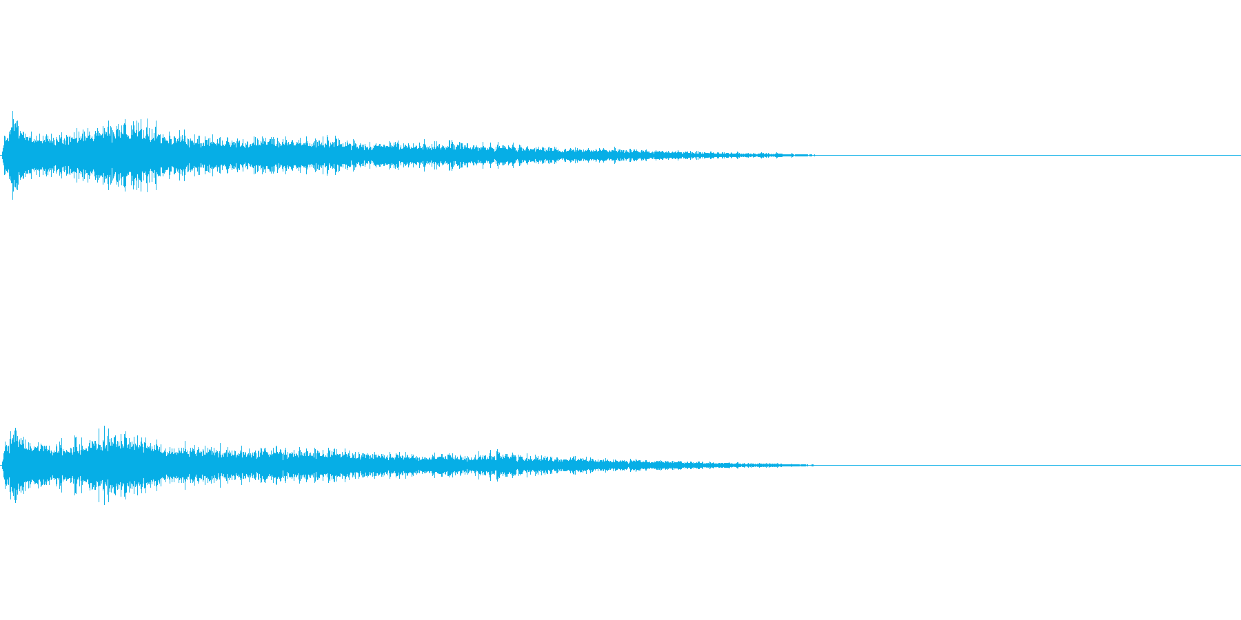 Aマイナー インパクト音 衝撃音の再生済みの波形
