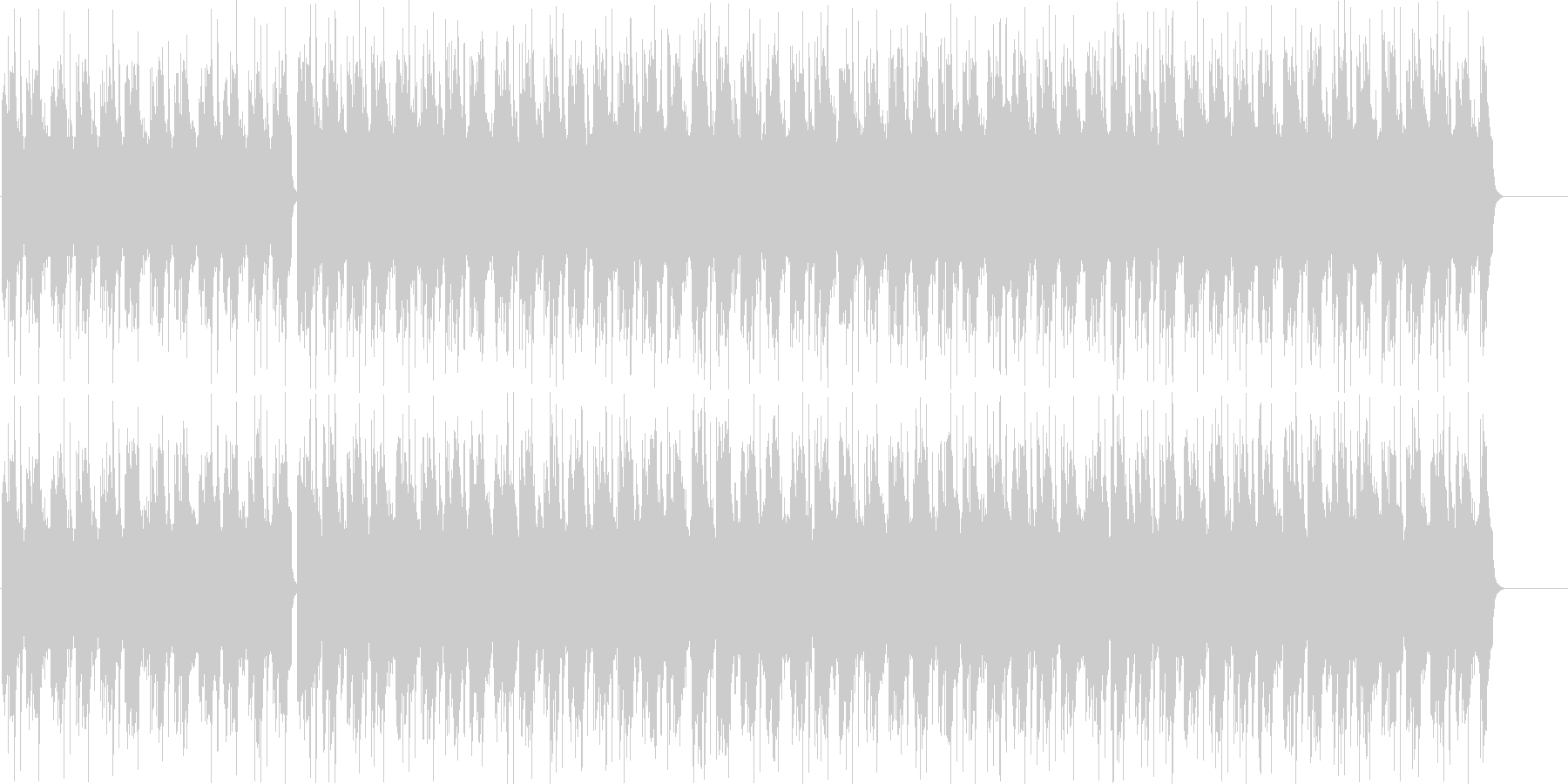 エレクトリックでほのぼのしたBGM!?の未再生の波形