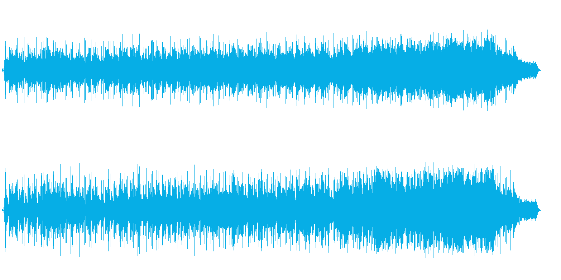 感傷的なニューミュージック風ポップスの再生済みの波形