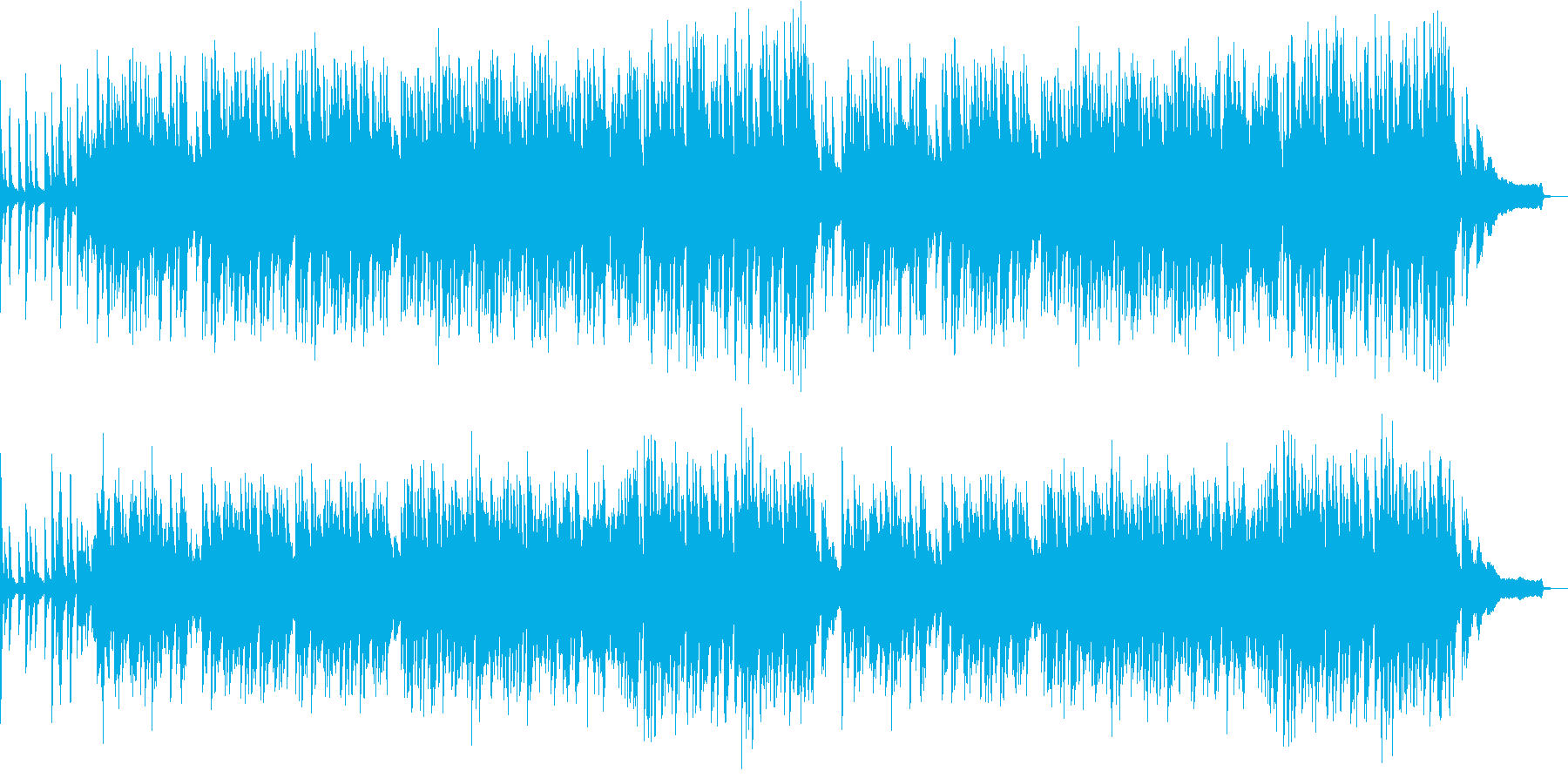 ポップなピアノ曲 の再生済みの波形