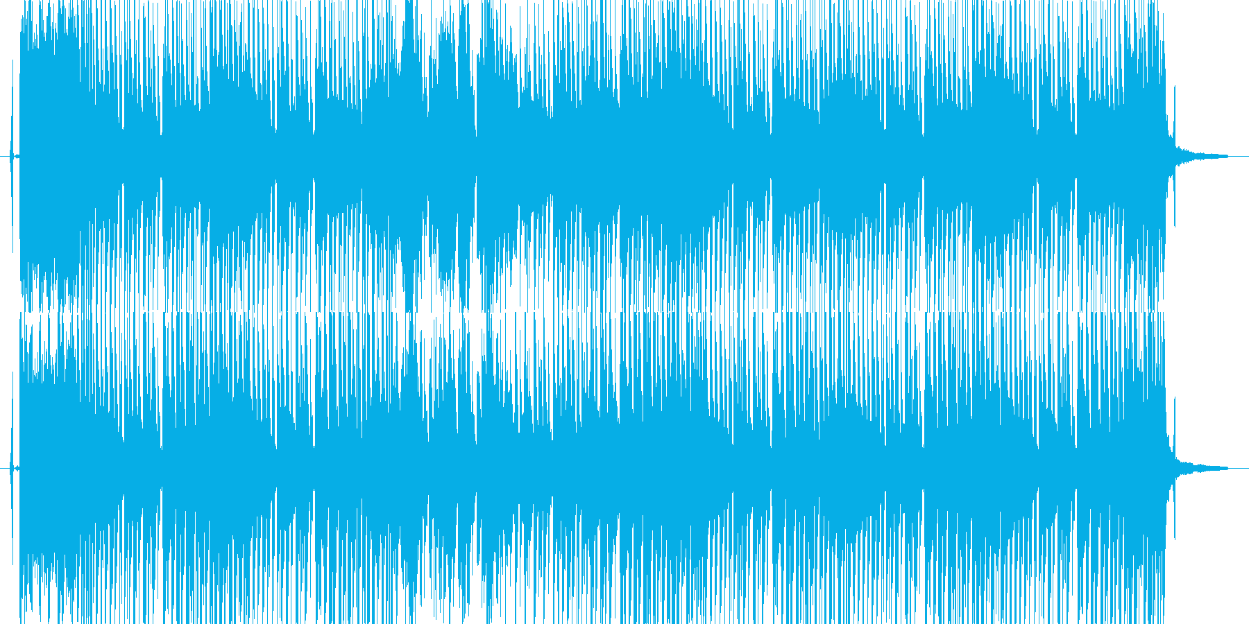和風音源+ほのぼのの再生済みの波形