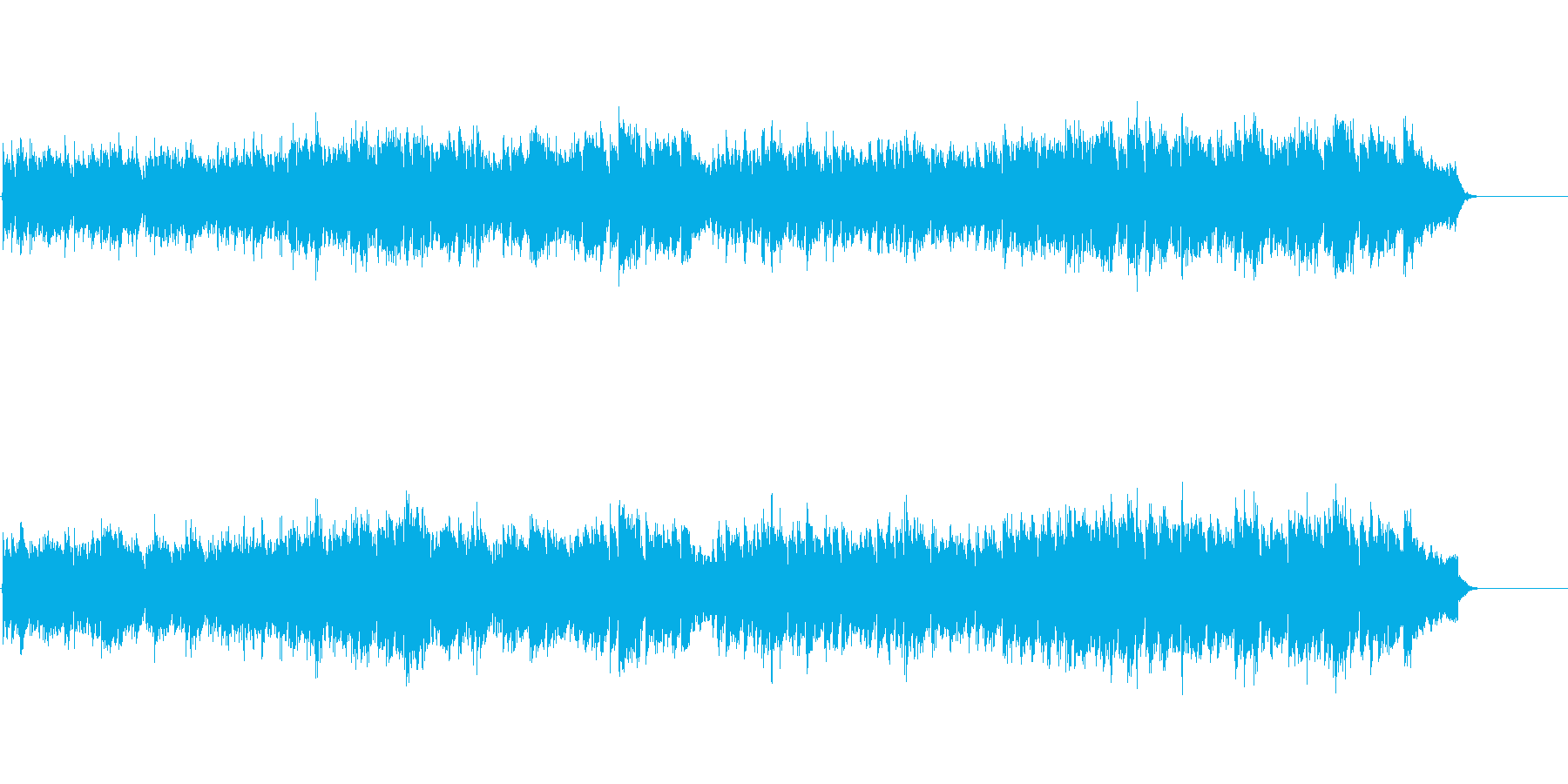 nullの再生済みの波形