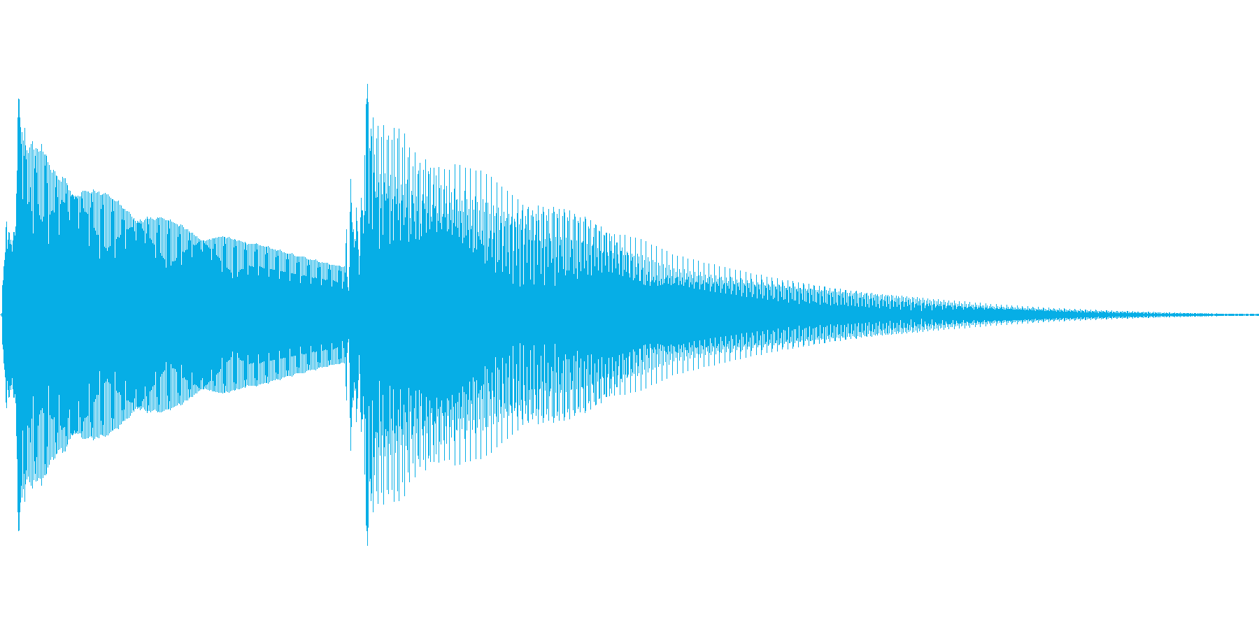 正解の音の再生済みの波形