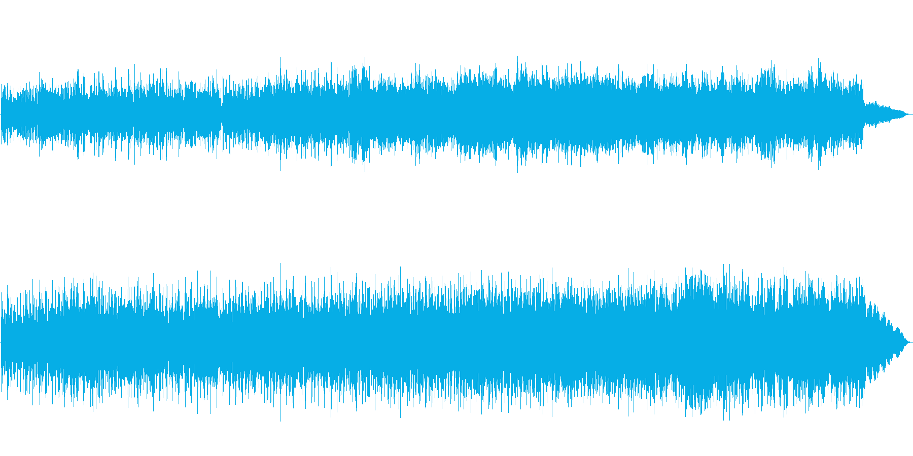 あかるくリズミカルでアフリカンな曲の再生済みの波形