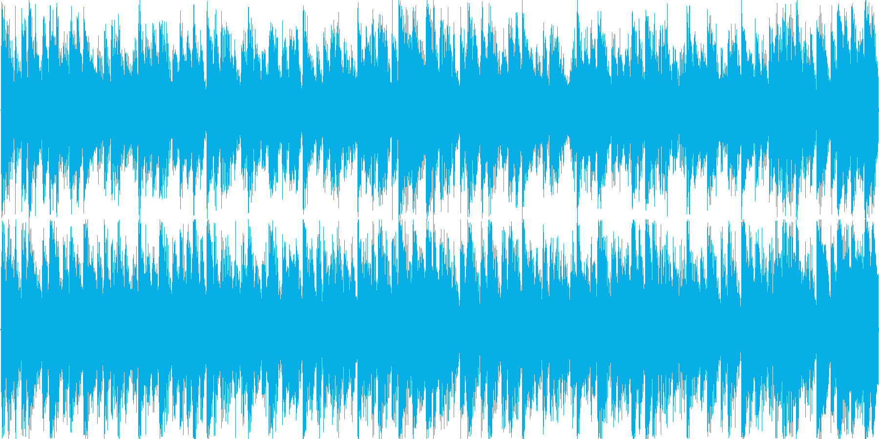 空間的な音響を駆使したループ楽曲です。の再生済みの波形