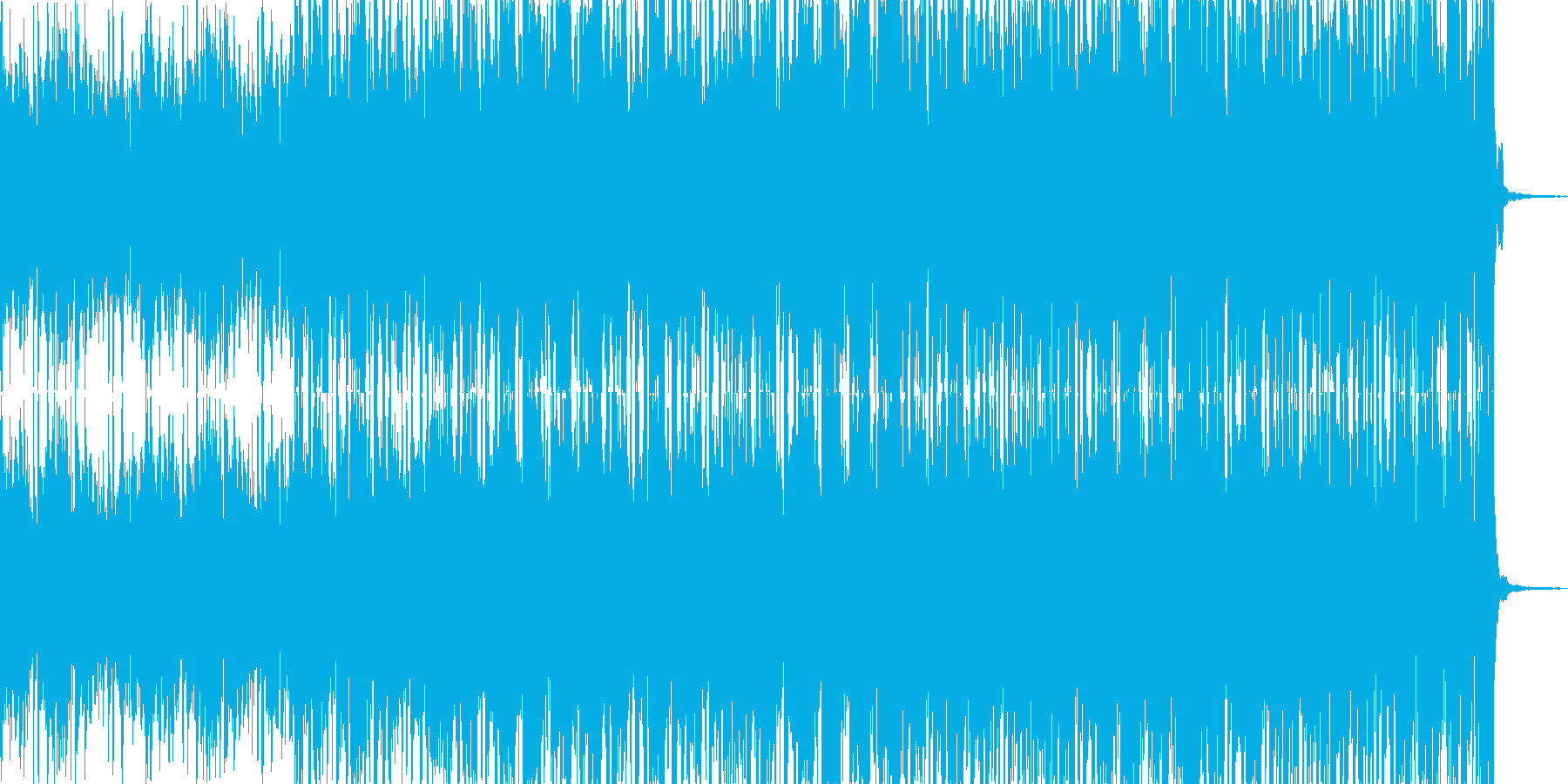 オープニング、CM、ジングル等のように…の再生済みの波形
