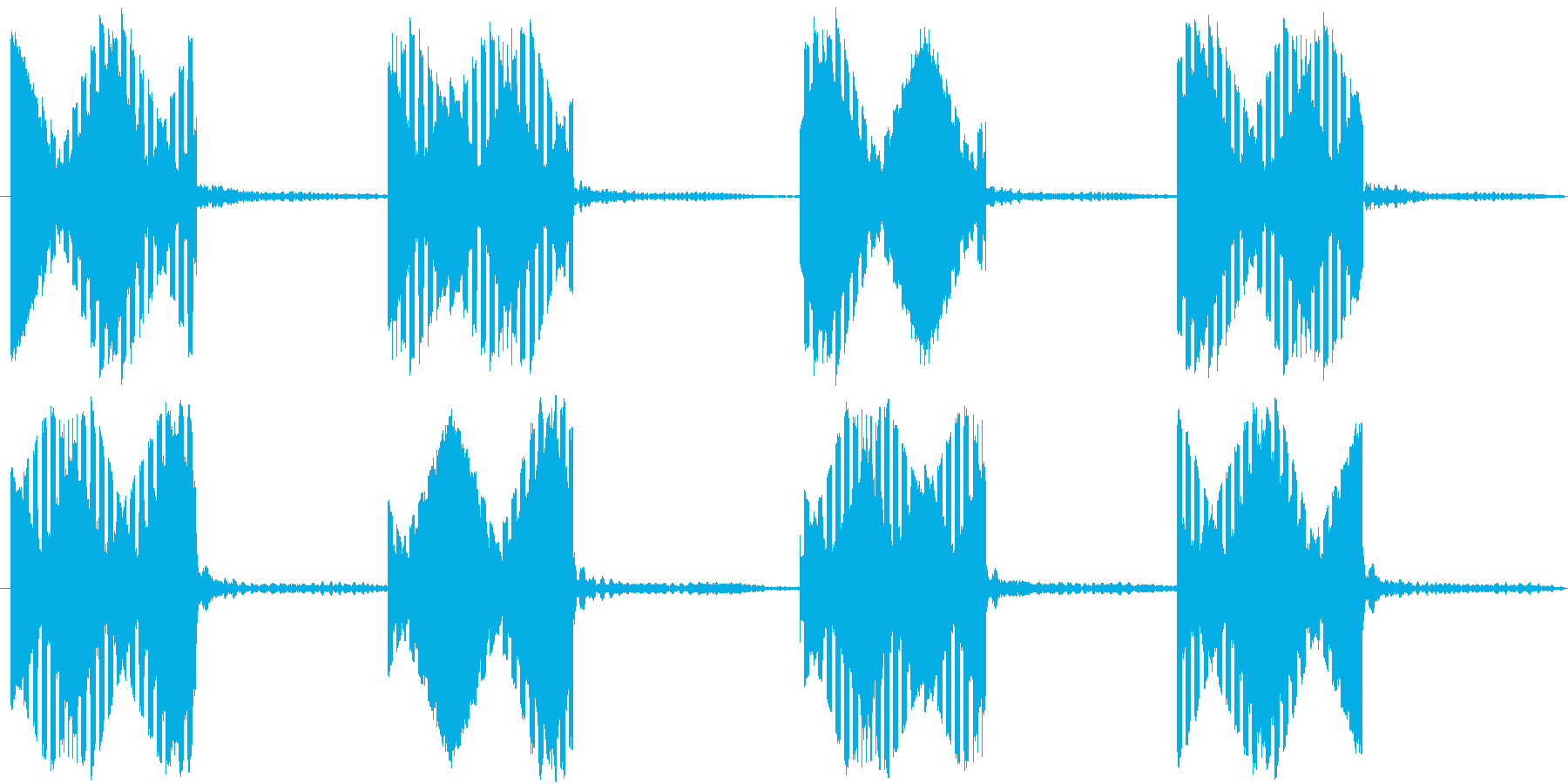 電話の音(固定電話)【2】の再生済みの波形