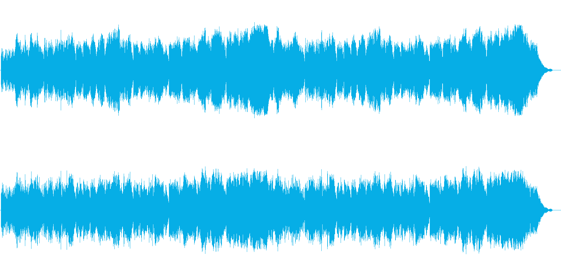 ティータイムに聴く癒やしの音楽の再生済みの波形