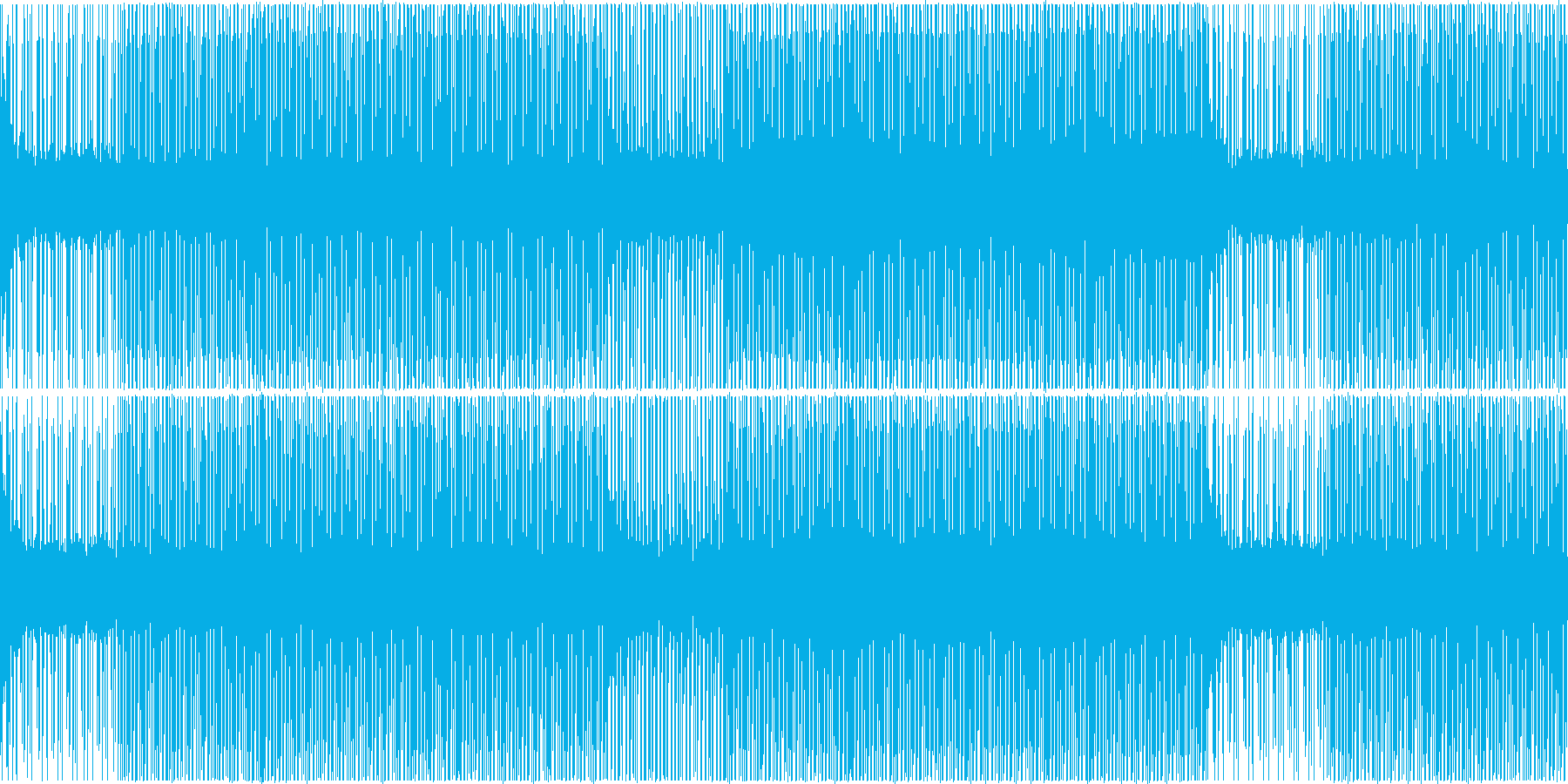 思考中BGMの再生済みの波形