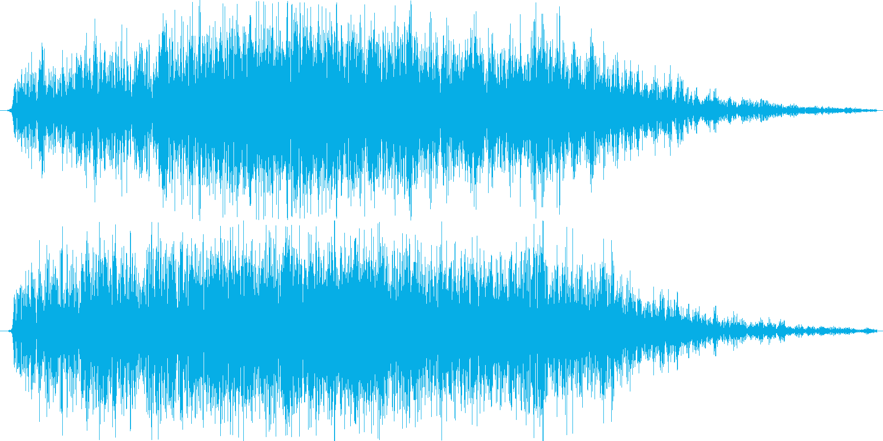 ガオー。Logic proの物理モデル…の再生済みの波形