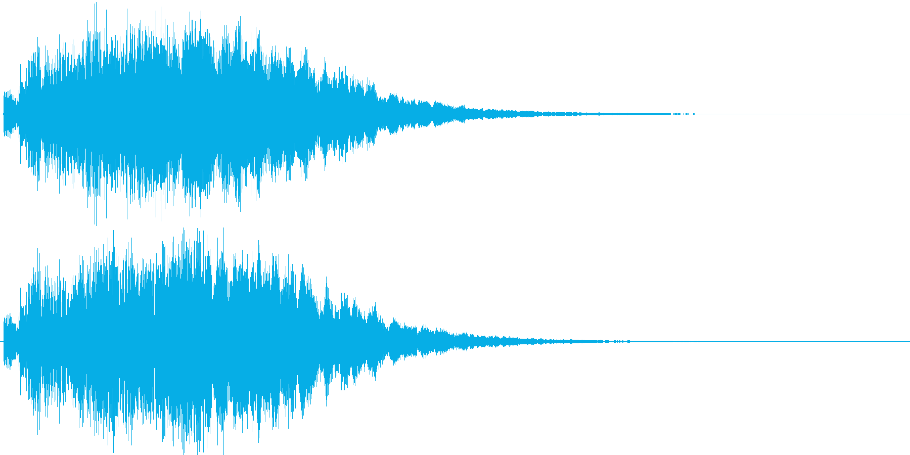 魔法を意識した短いシーン効果音です。の再生済みの波形