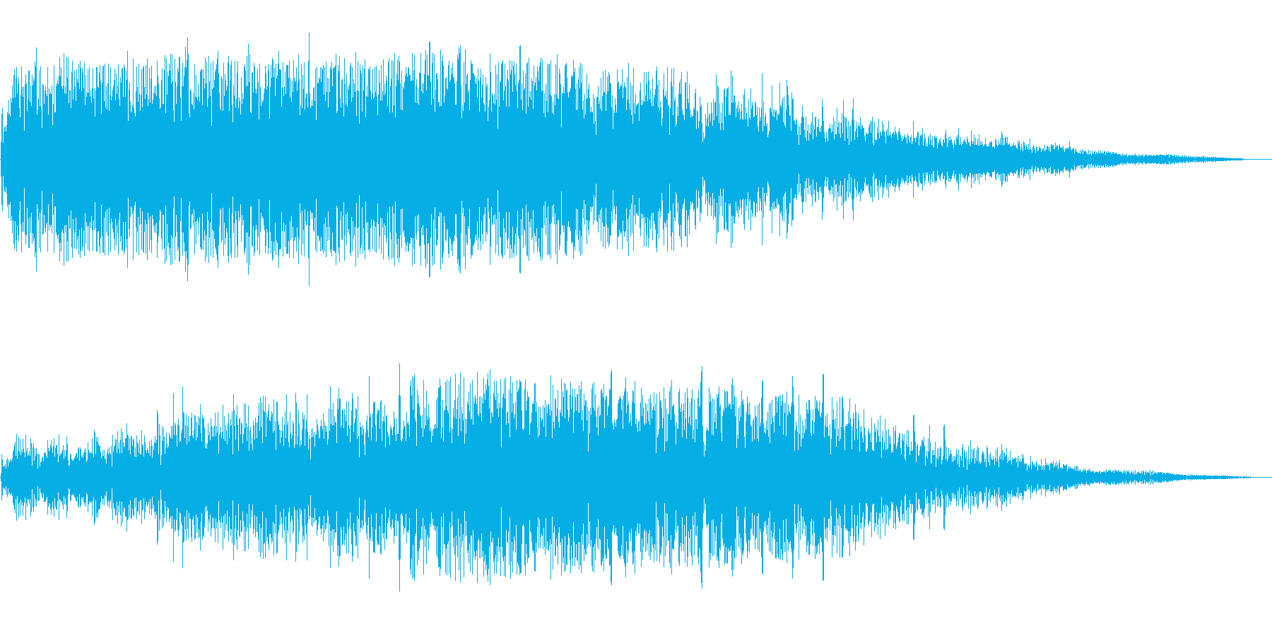 シュワーン(複数音)の再生済みの波形