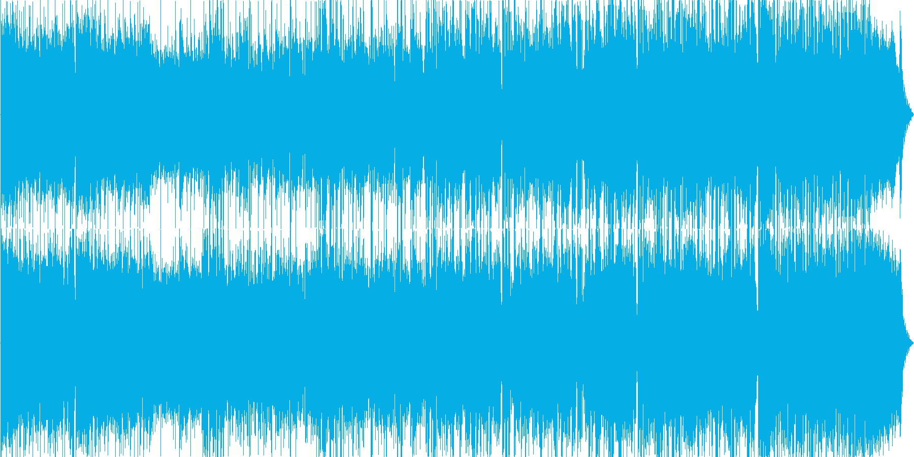 アイドル系ポップロックなボーカル曲です。の再生済みの波形