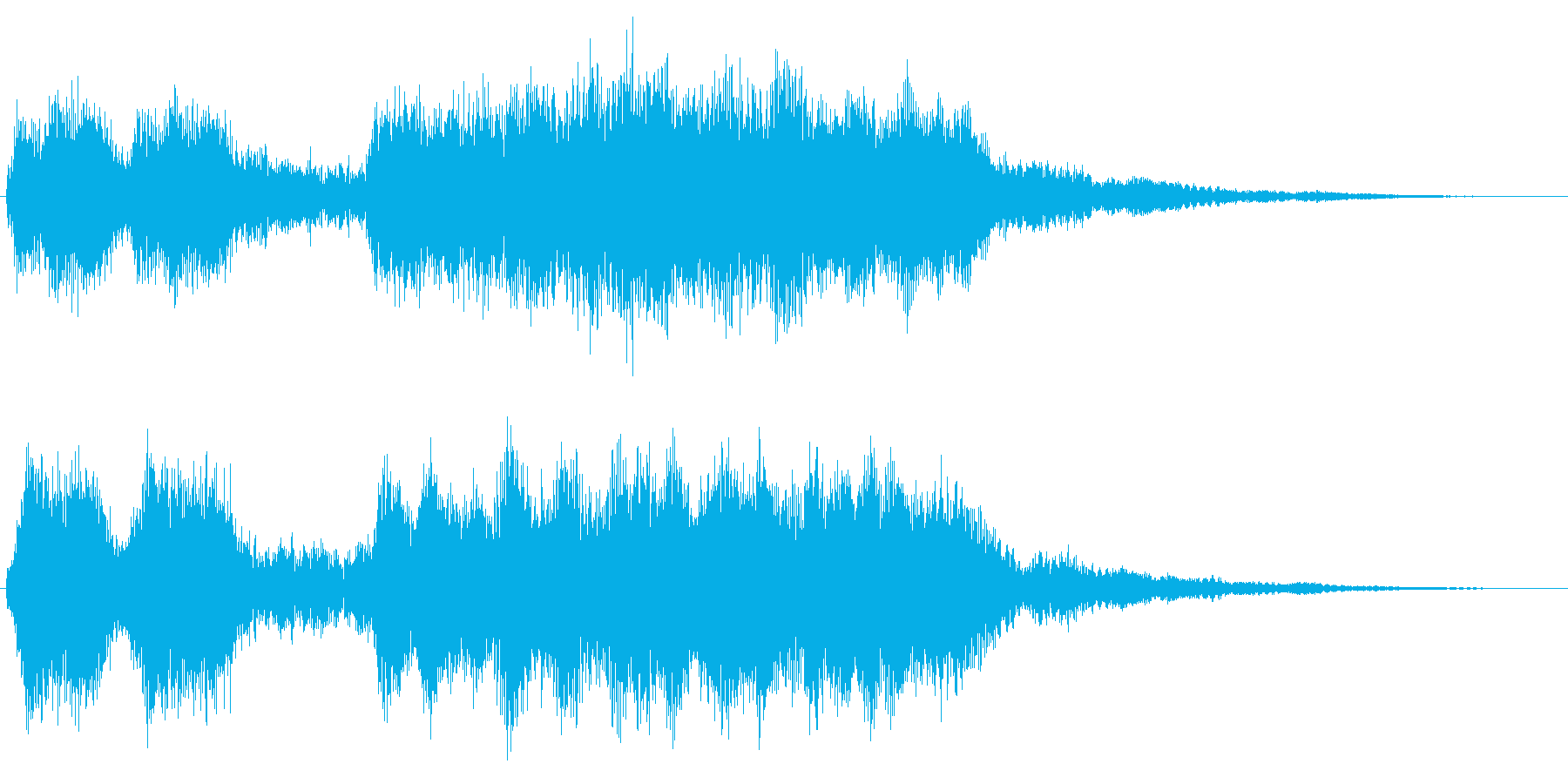 ダークに響くファンファーレ 重厚 魔族の再生済みの波形