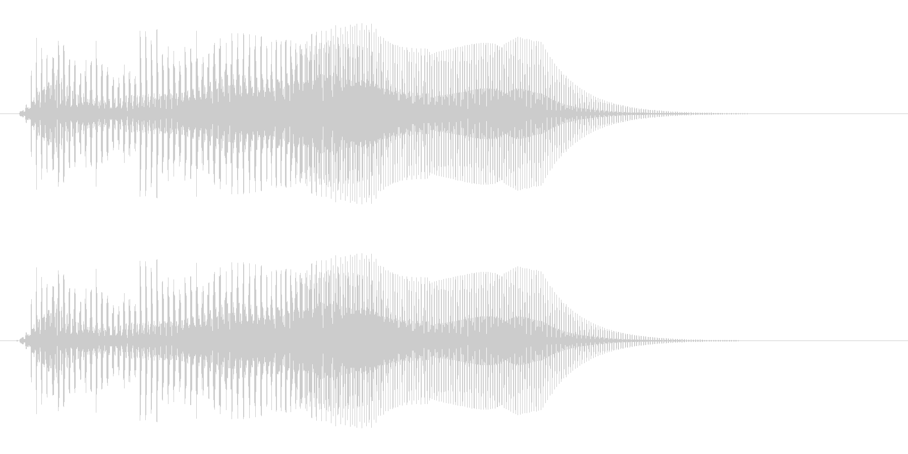 ポヘェ〜 (脱力系のエラー音)の未再生の波形