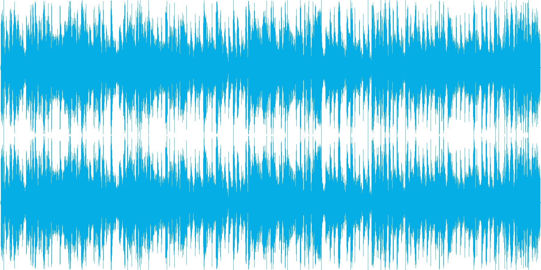 リズミックなイメージをした楽曲です。の再生済みの波形