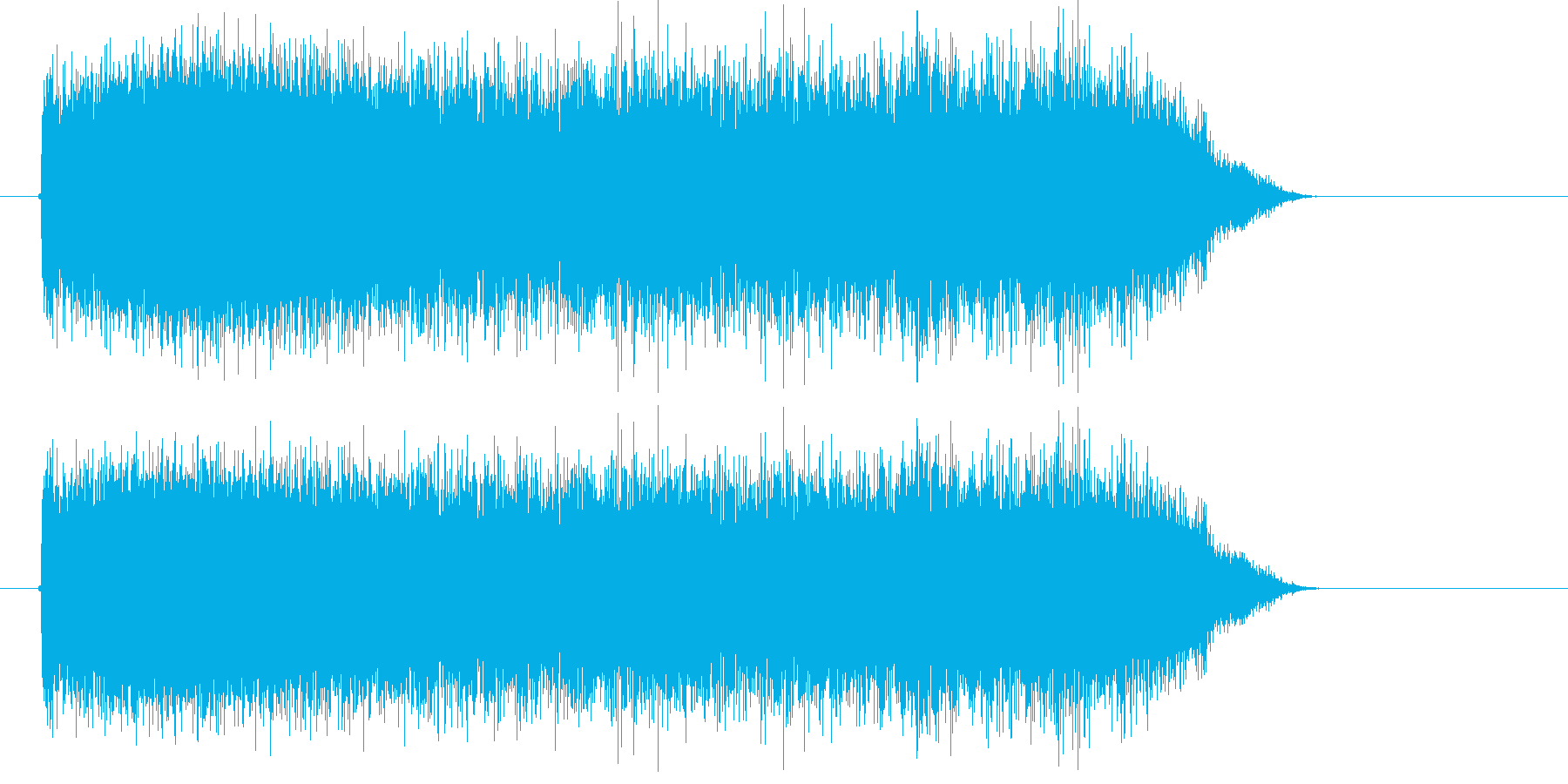 チャーンチャァーン(神秘的な登場音)の再生済みの波形
