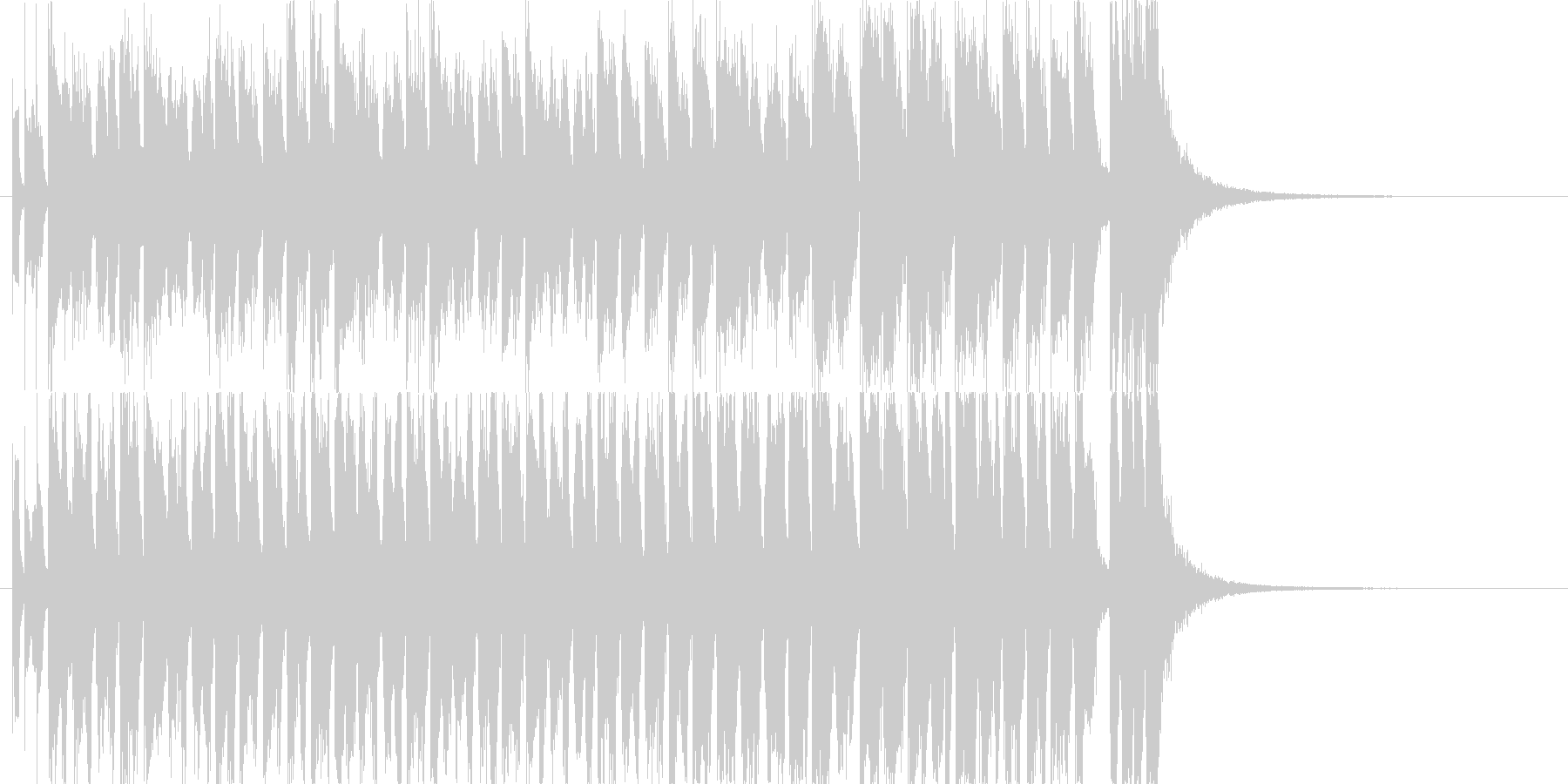 2お菓子CMや小さい動物映像BGM B7の未再生の波形