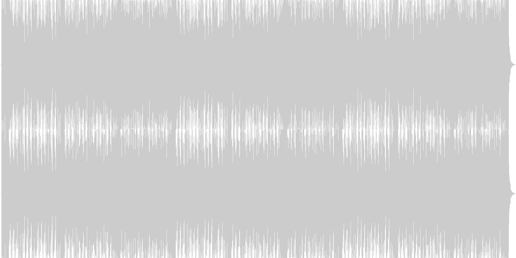 臨場感あふれるスリリングなバトルBGMの未再生の波形