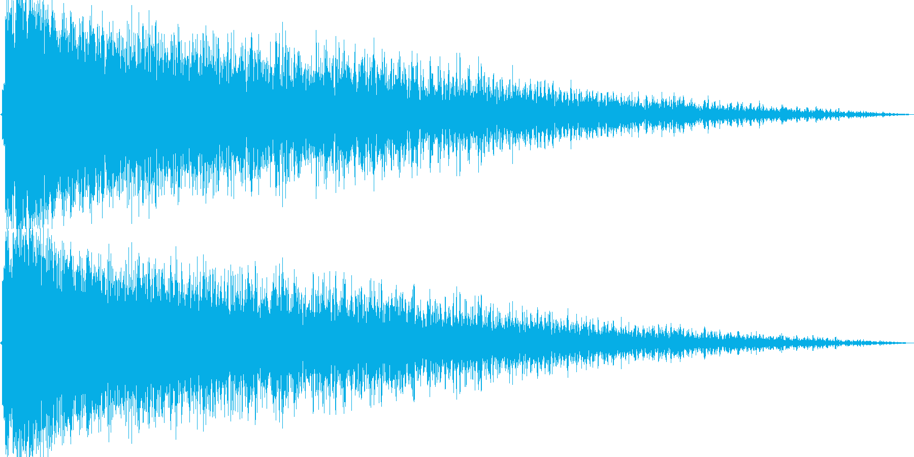 ショックを受ける(ピアノの音色を加工)の再生済みの波形