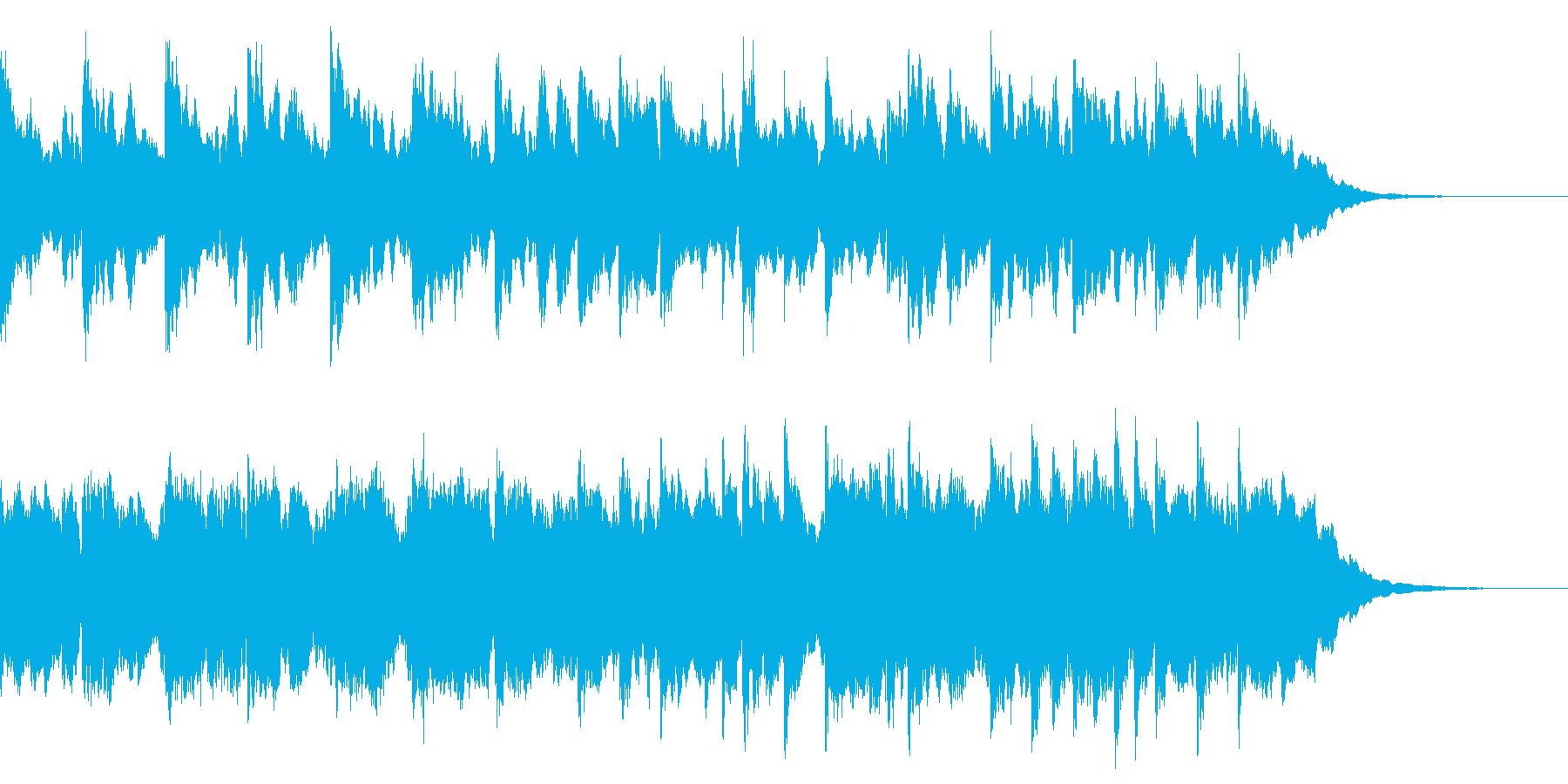 イルミネーションに合う幻想的な冬の曲の再生済みの波形