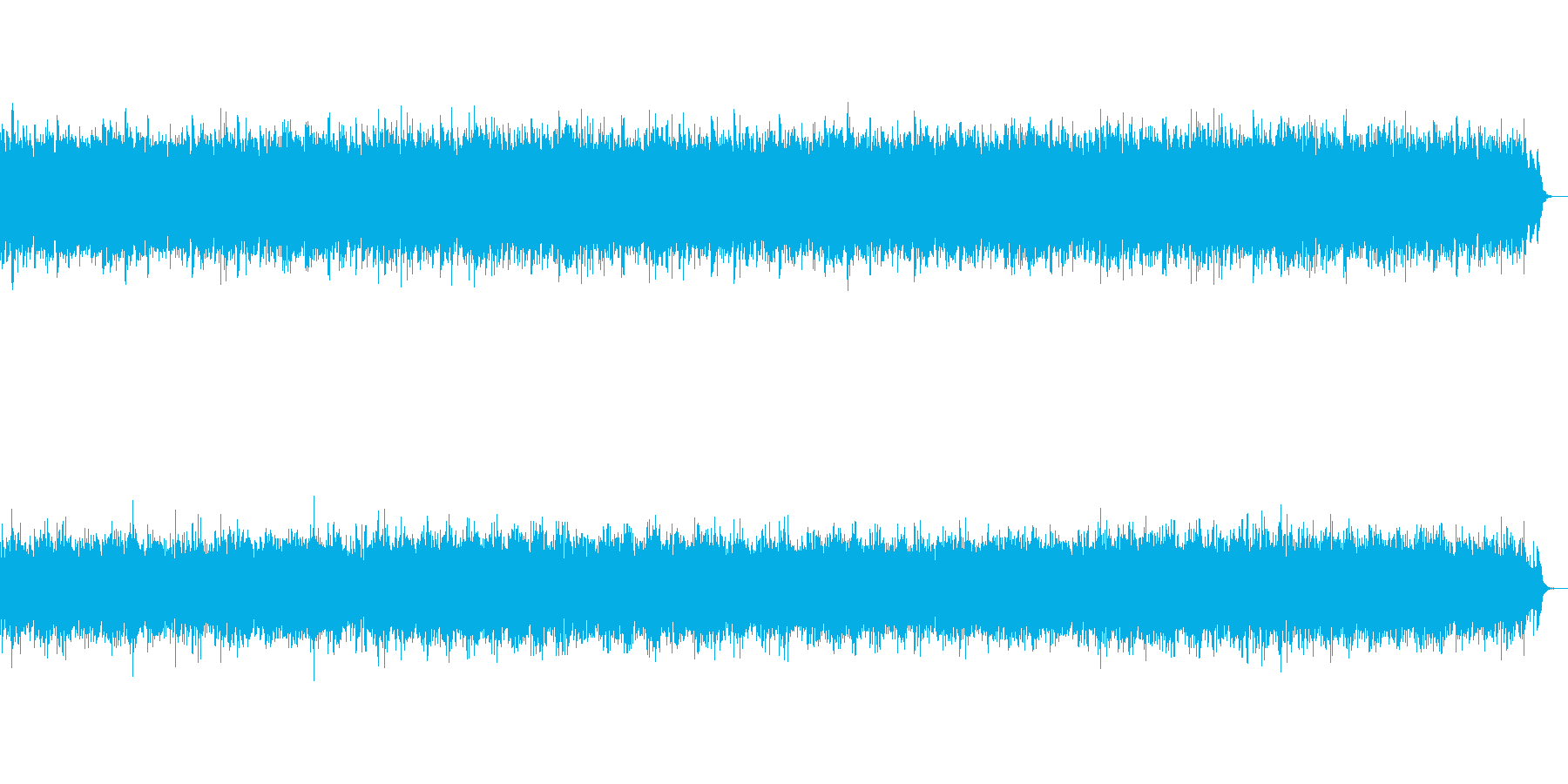 水をイメージした清々しいヒーリング音楽の再生済みの波形