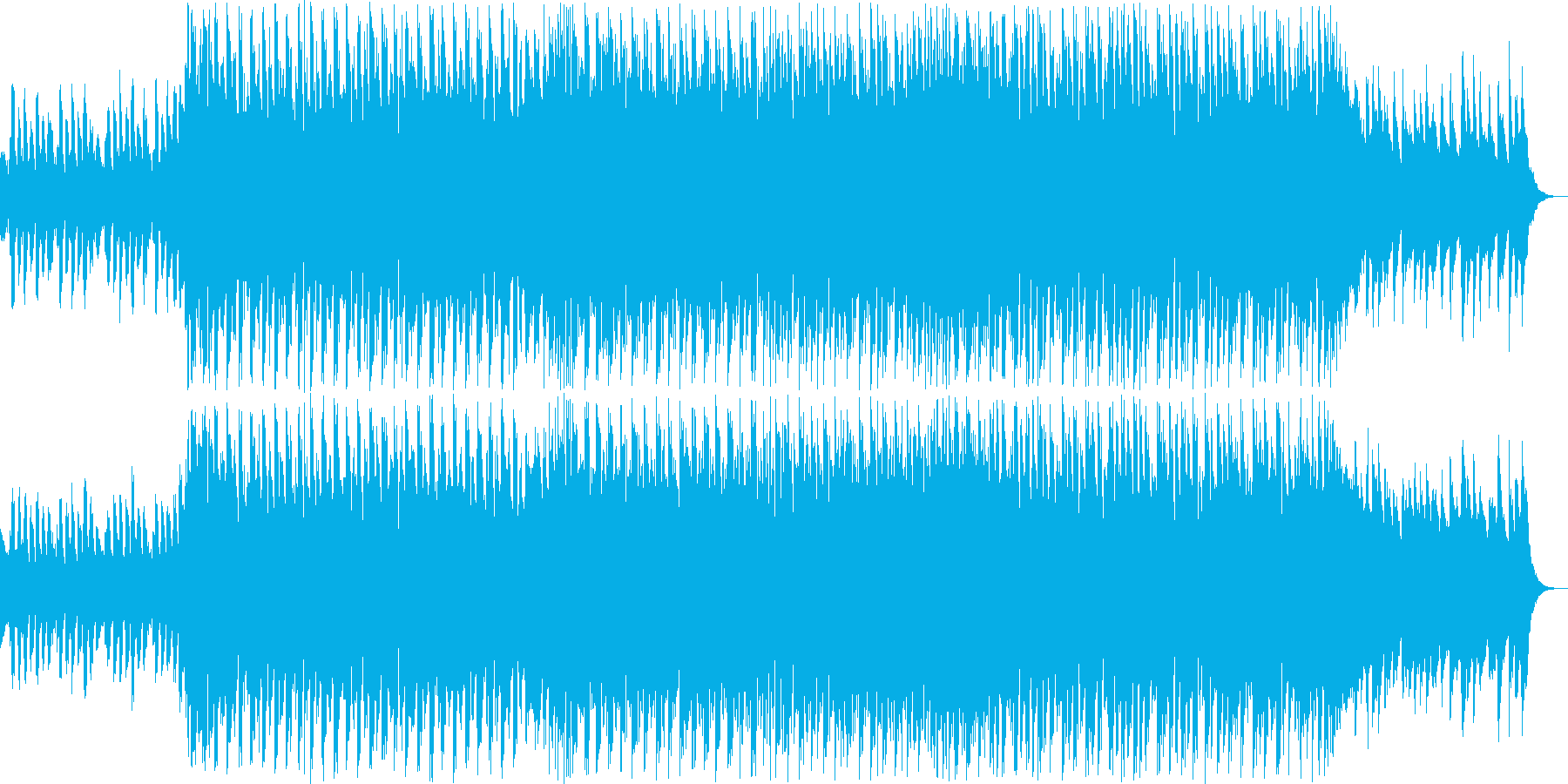 明るく可愛いシンセポップの再生済みの波形