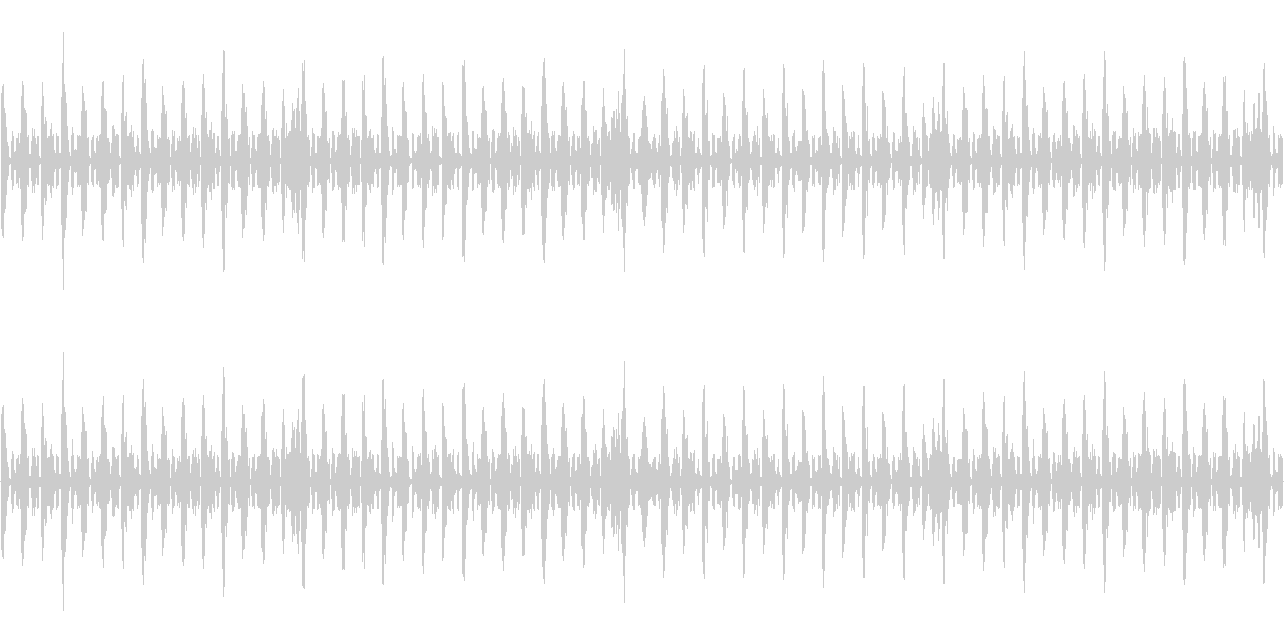 デジタルな曲の未再生の波形