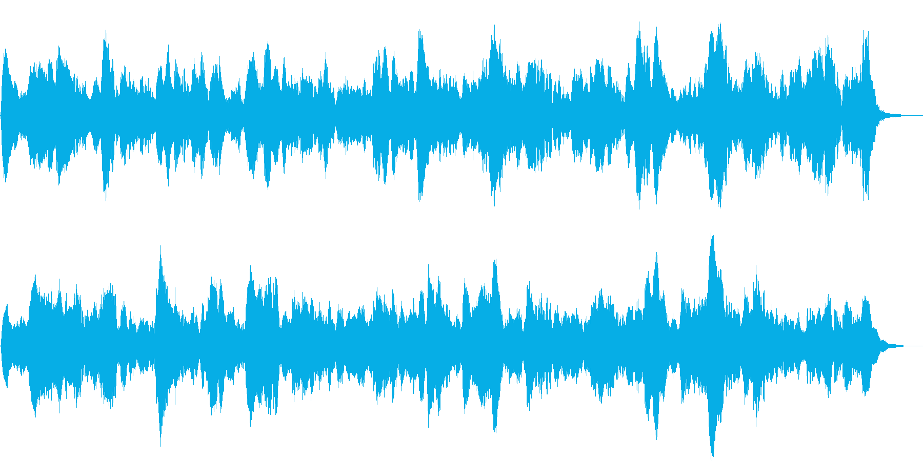 ホラー系(ループ音源)ですの再生済みの波形