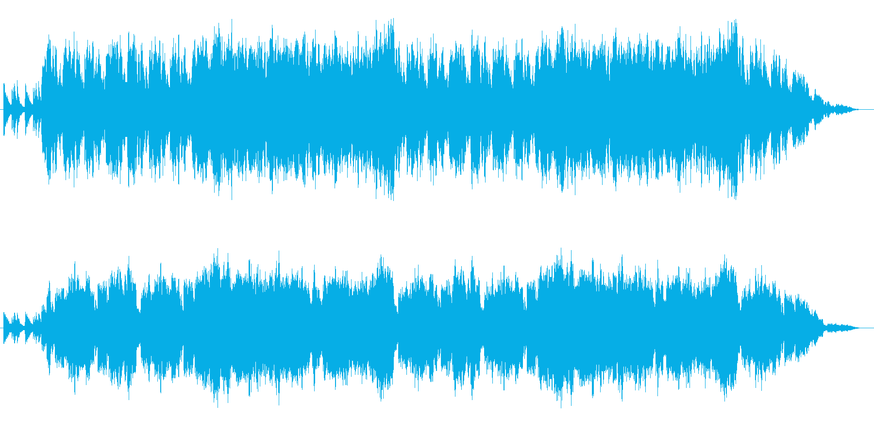 ゲームお城BGMの再生済みの波形