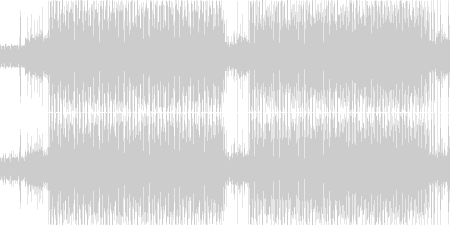 アグレッシブな演出に最適BigBeat!の未再生の波形
