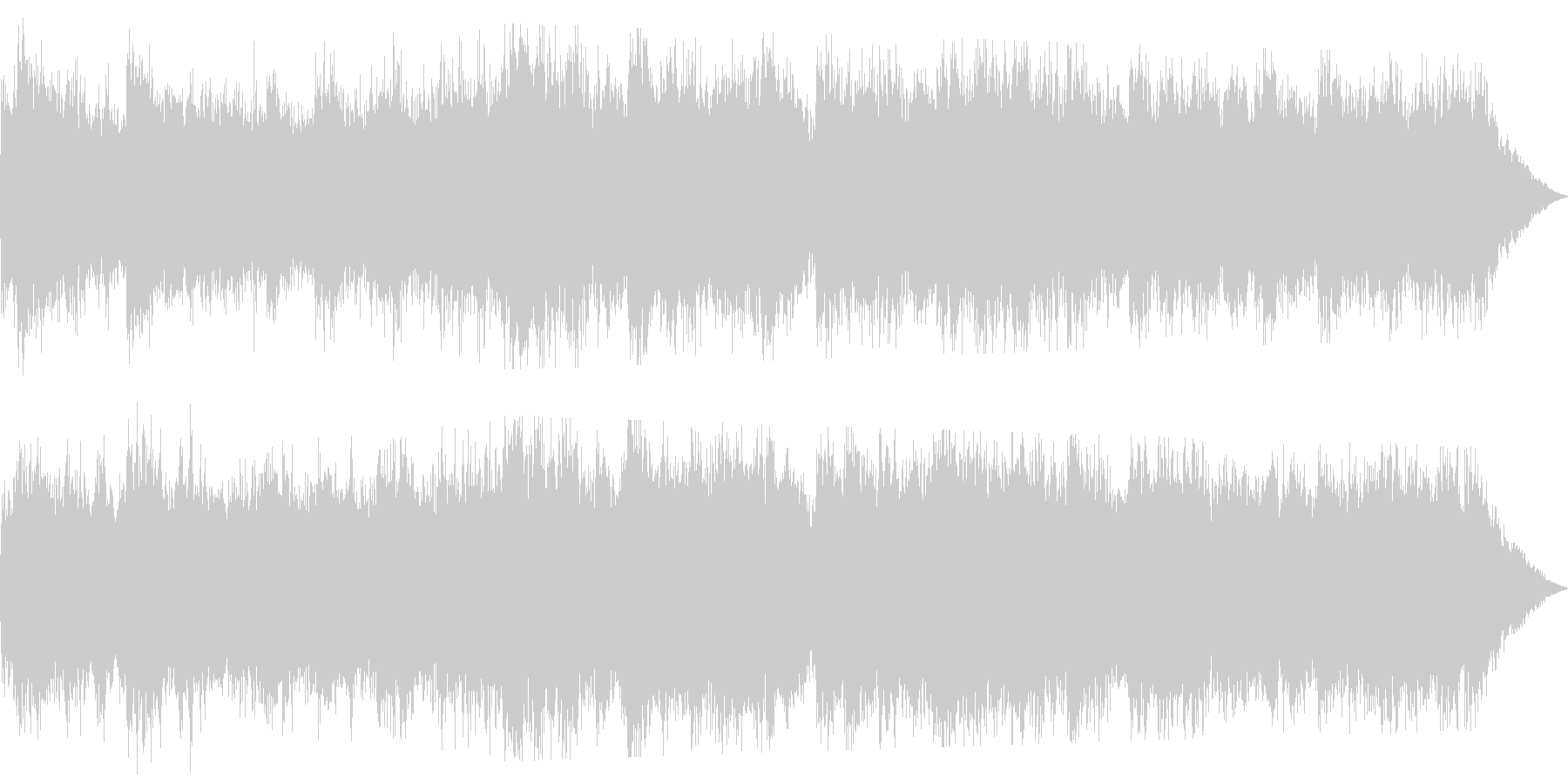 重低音が響くホラーサウンドです。の未再生の波形