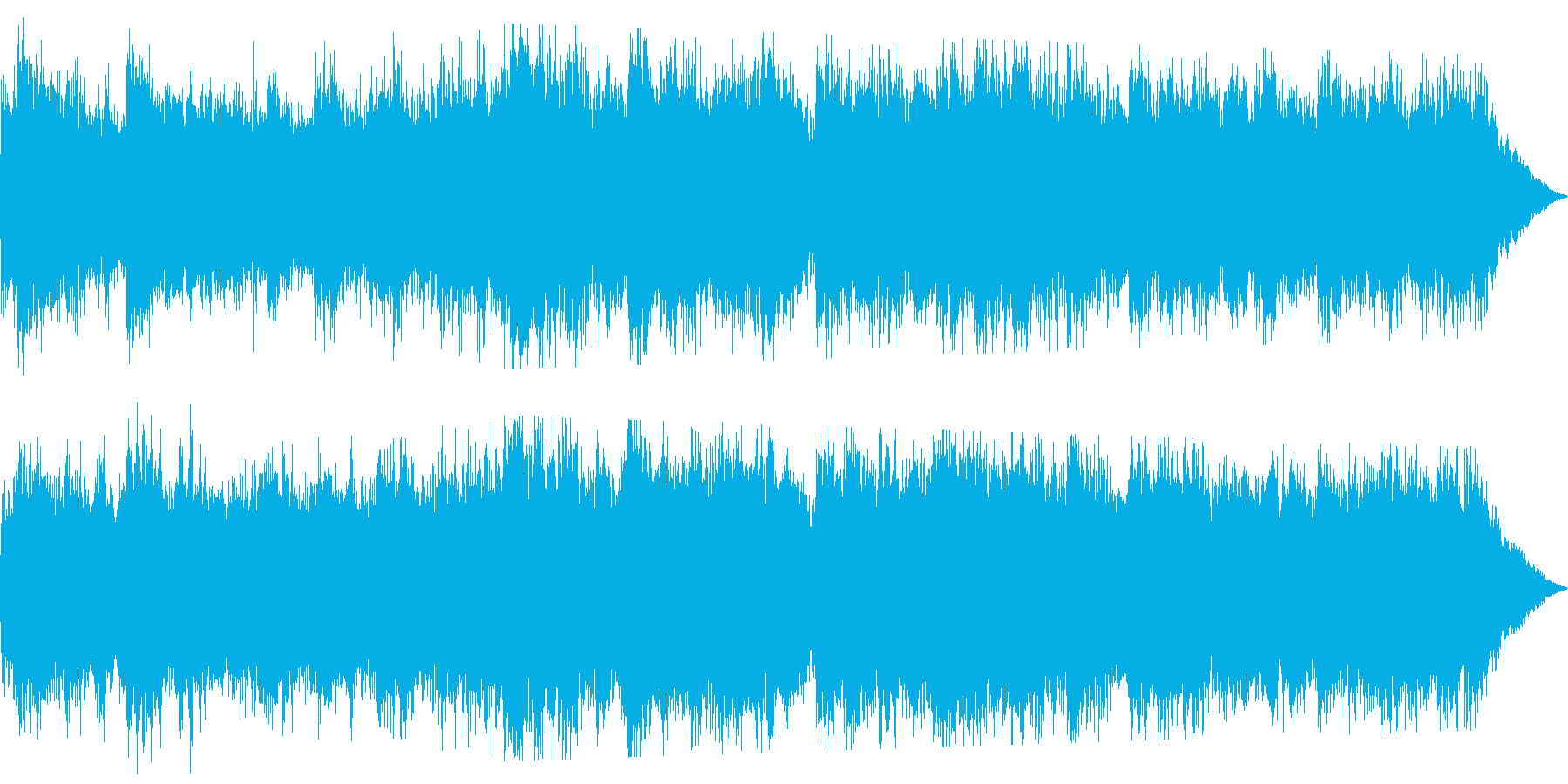 重低音が響くホラーサウンドです。の再生済みの波形